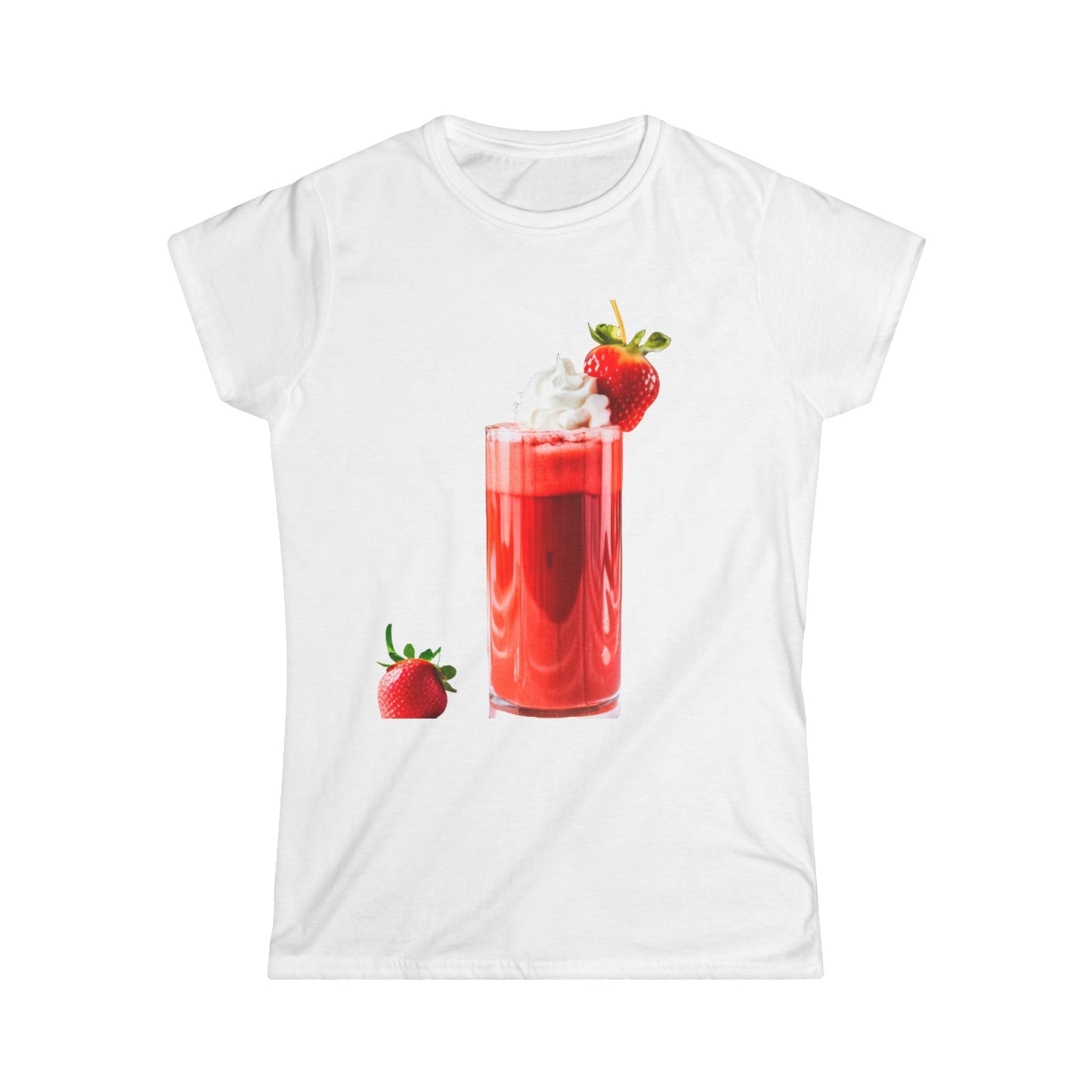 Strawberry Daiquiri Tee, Cocktail Apparel, Drink tee