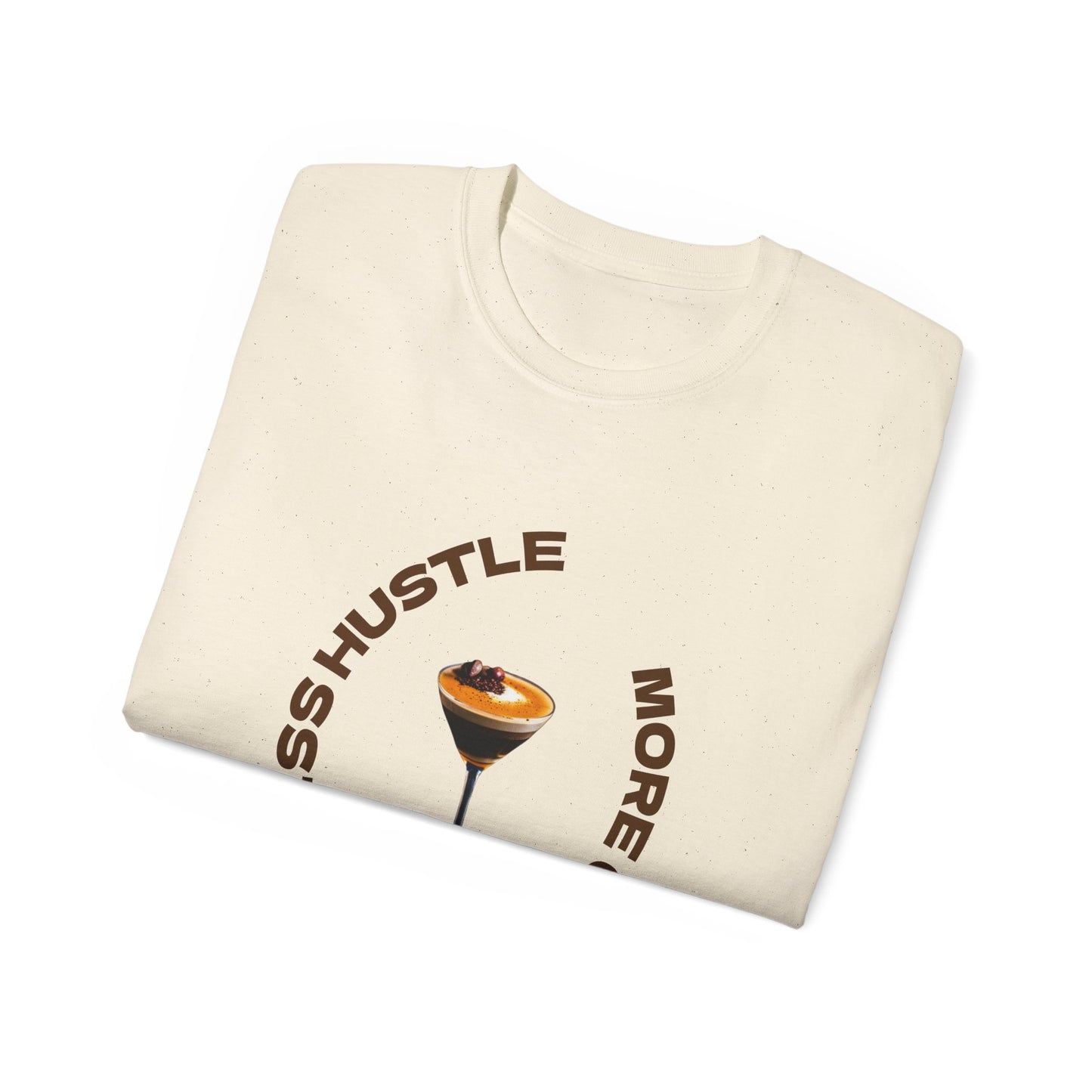 Coffee Lovers Unisex Tee - Less Hustle More Coffee Shirt, Casual Wear, Gift for Baristas, Coffee Addicts, Funny T-Shirt, Everyday Style