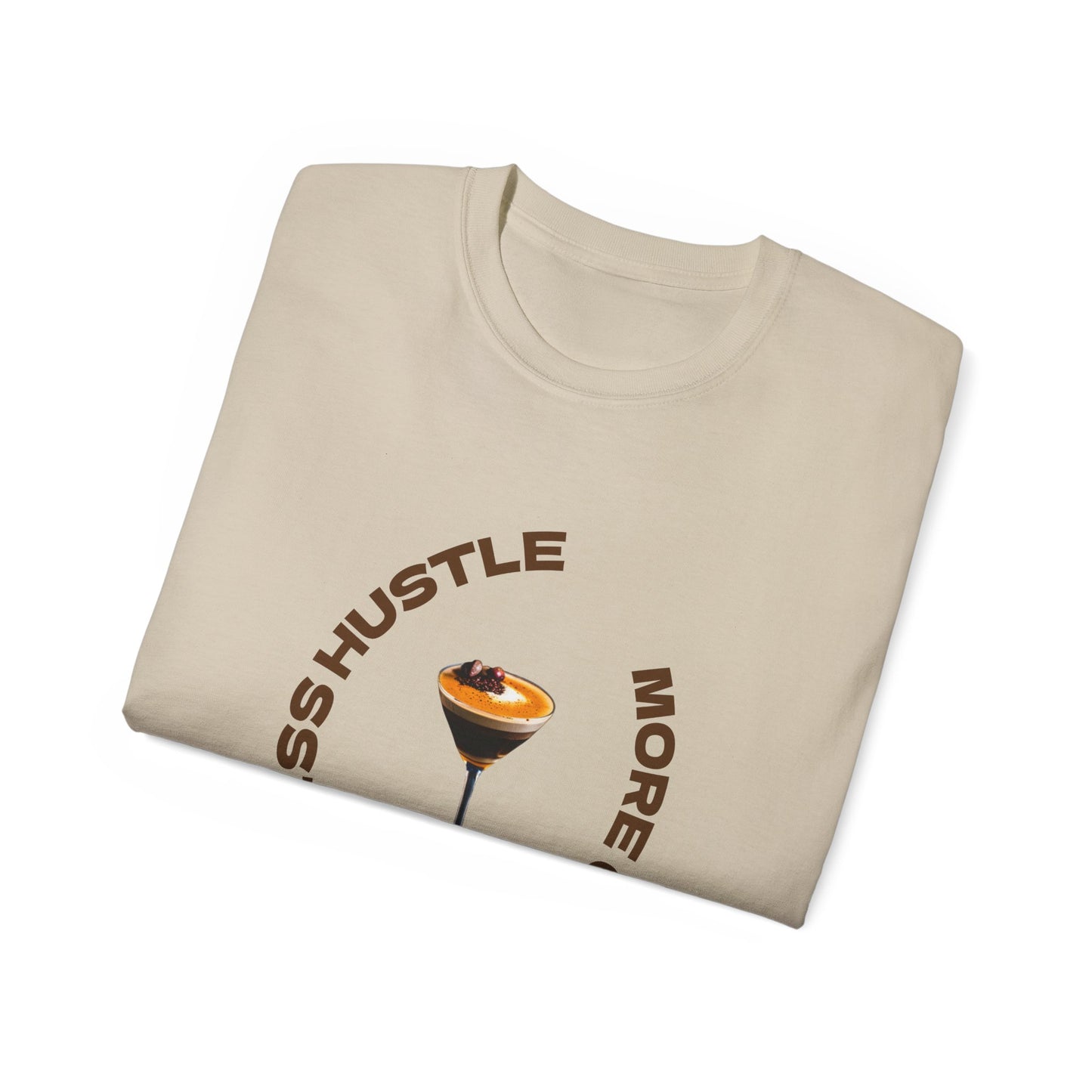 Coffee Lovers Unisex Tee - Less Hustle More Coffee Shirt, Casual Wear, Gift for Baristas, Coffee Addicts, Funny T-Shirt, Everyday Style