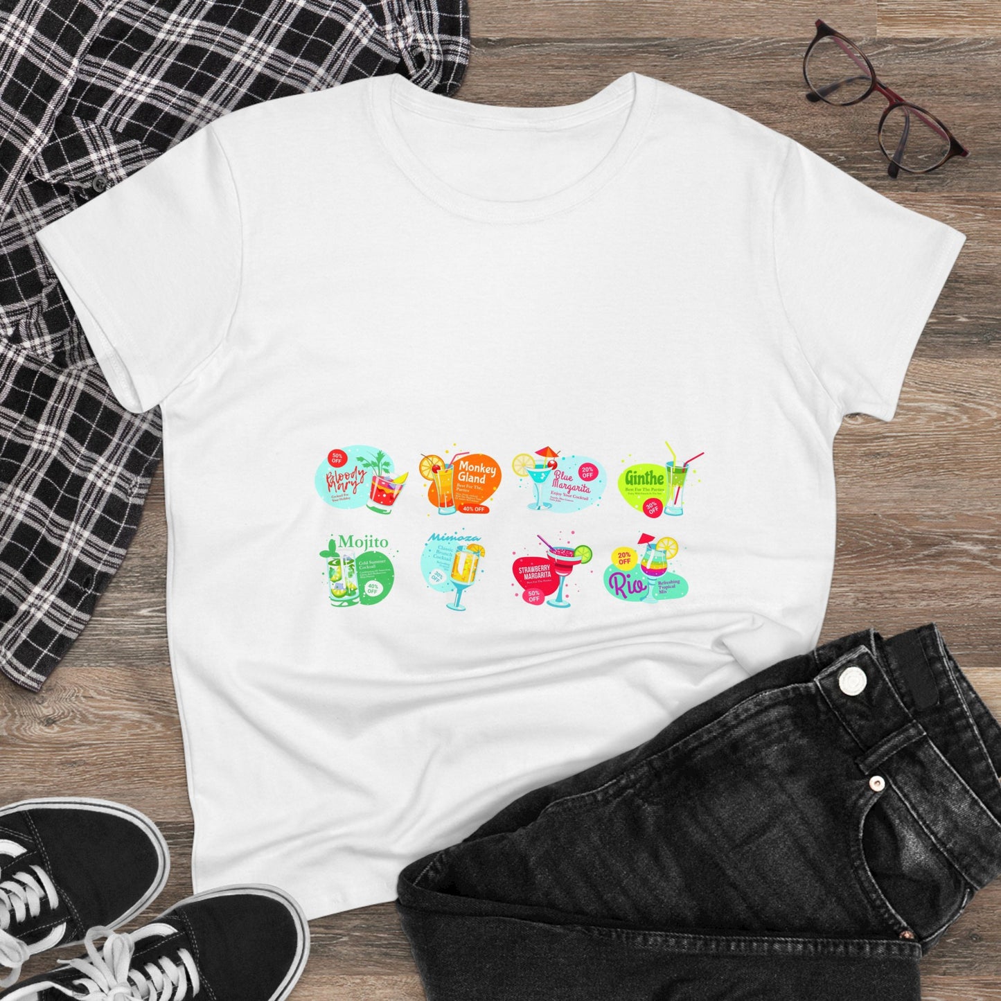 Cocktail Tee, bar shirt, margarita tee, drink themed