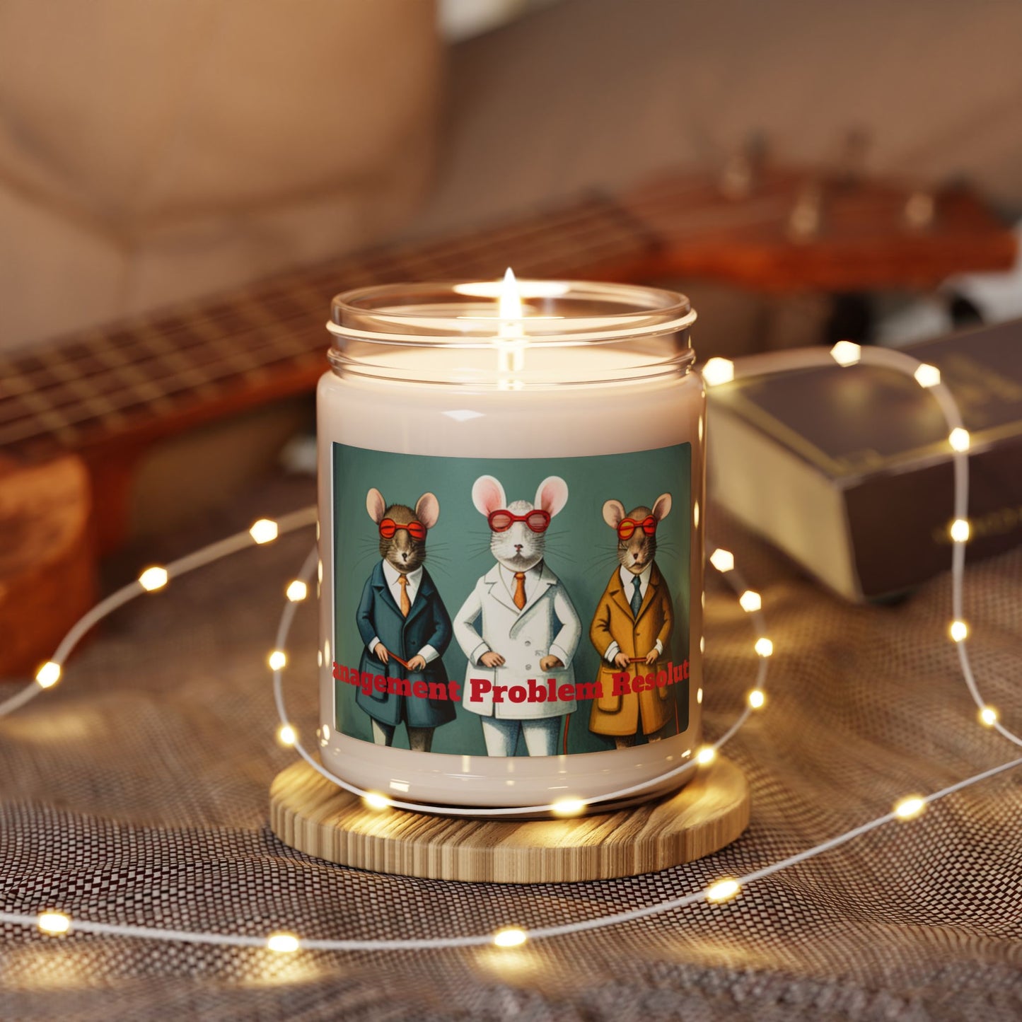 Blind Mice Management | Soy Candle, 9oz | Funny Candle