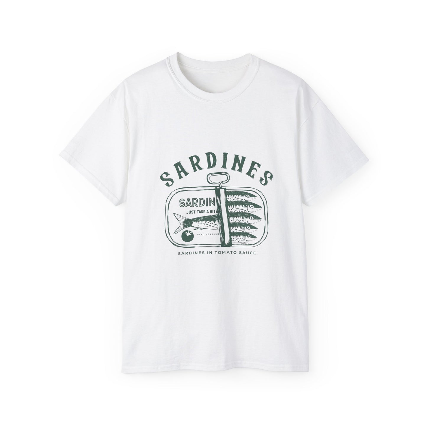 Vintage Sardines T-Shirt, Retro Fish Tee, Sardine Lover Gift, Nautical Shirt, Ocean Graphic Top