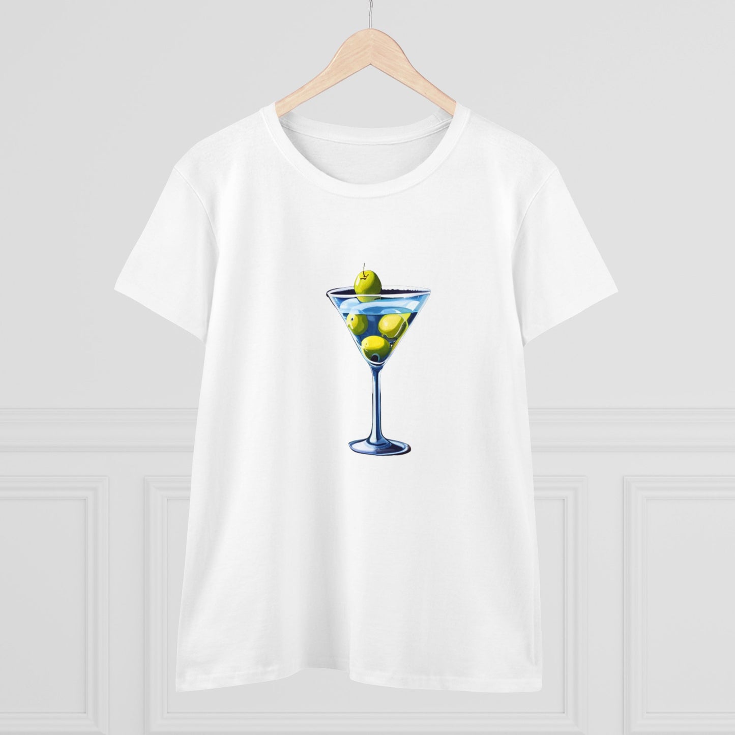 Martini T-Shirt, Women's Martini Cotton Tee