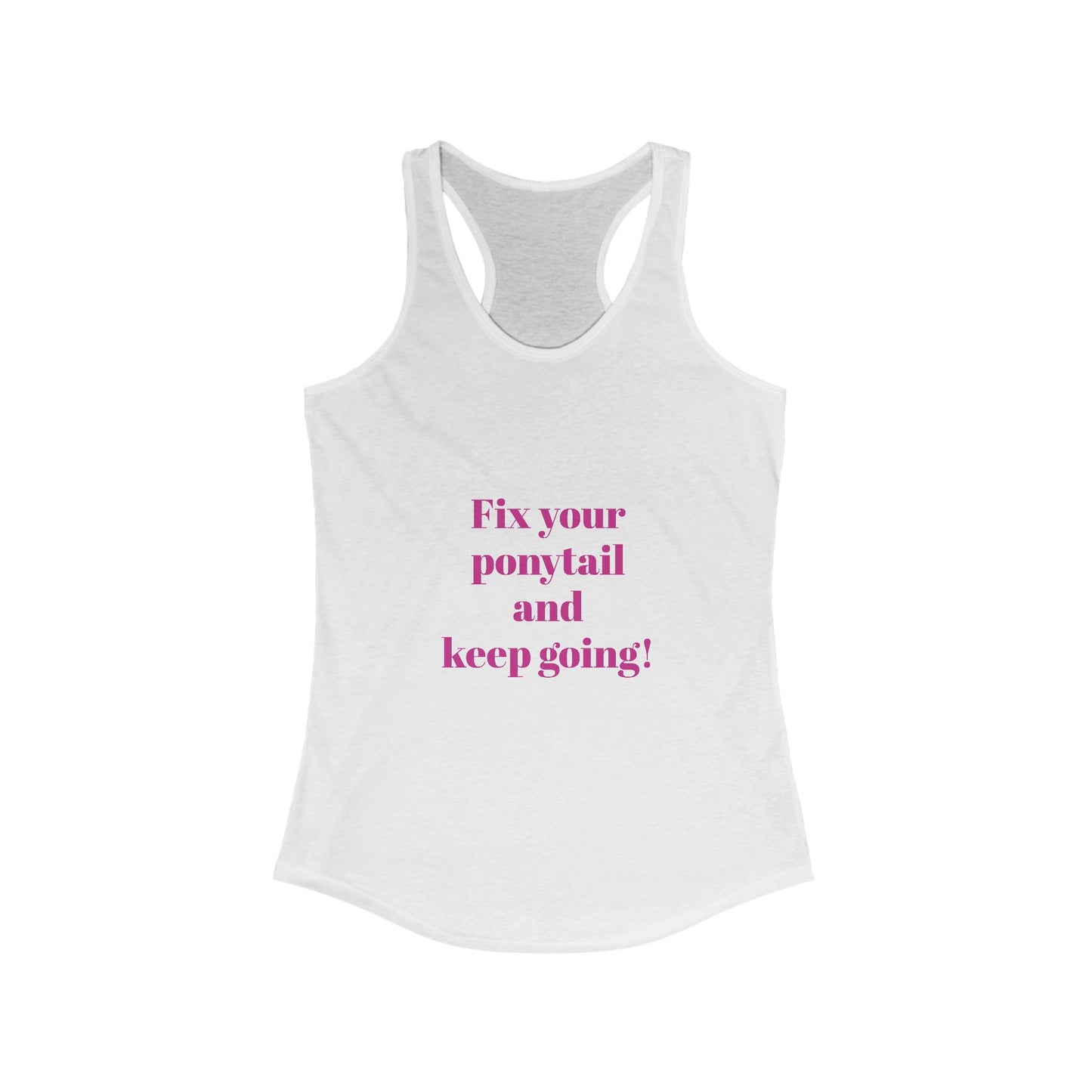 Fix Your ponytail Tank | Gym Apparel