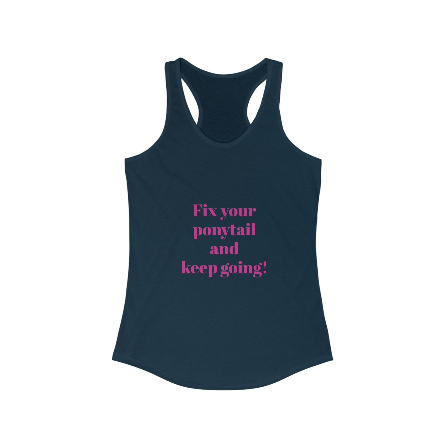 Fix Your ponytail Tank | Gym Apparel
