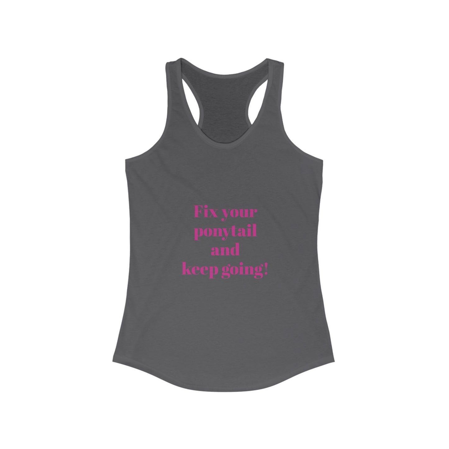 Fix Your ponytail Tank | Gym Apparel