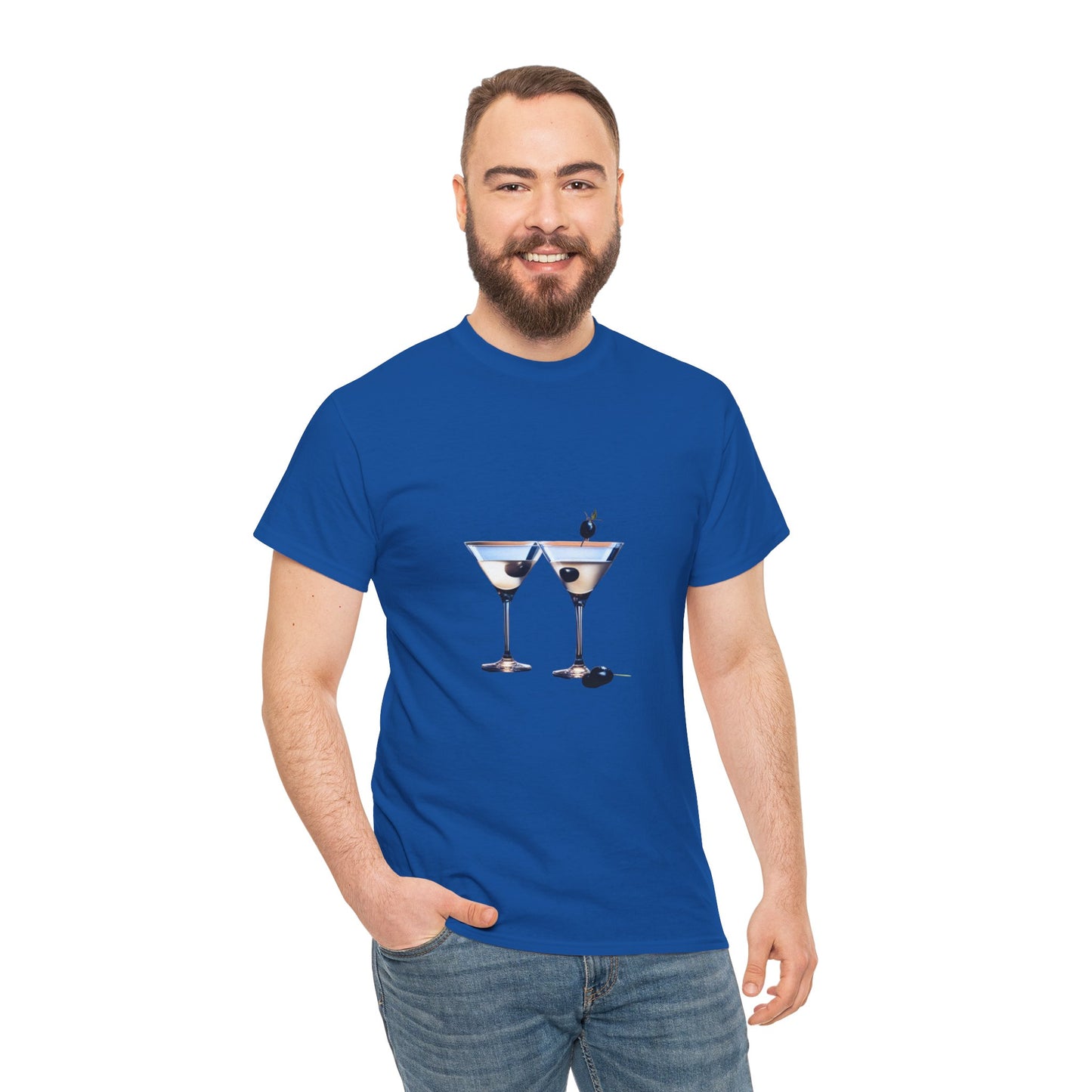 Martini Time top, Unisex Heavy Cotton Tee, Martini lover gifts