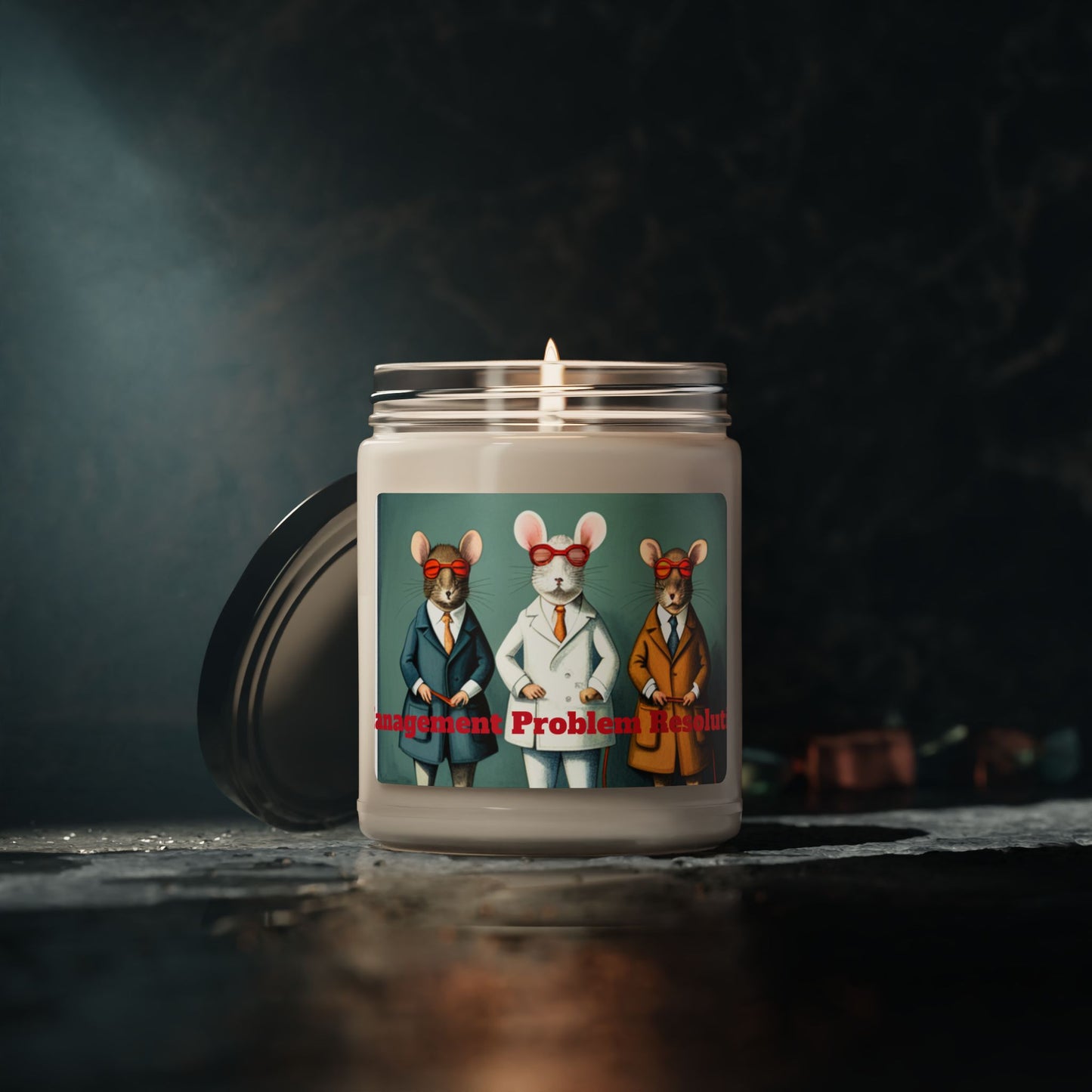 Blind Mice Management | Soy Candle, 9oz | Funny Candle