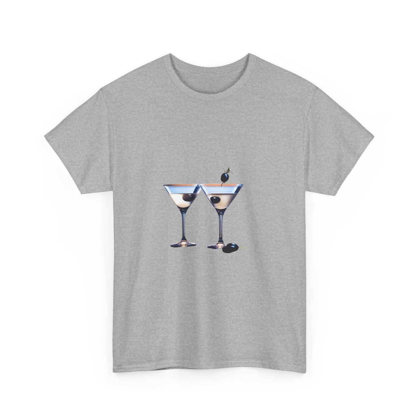 Martini Time top, Unisex Heavy Cotton Tee, Martini lover gifts