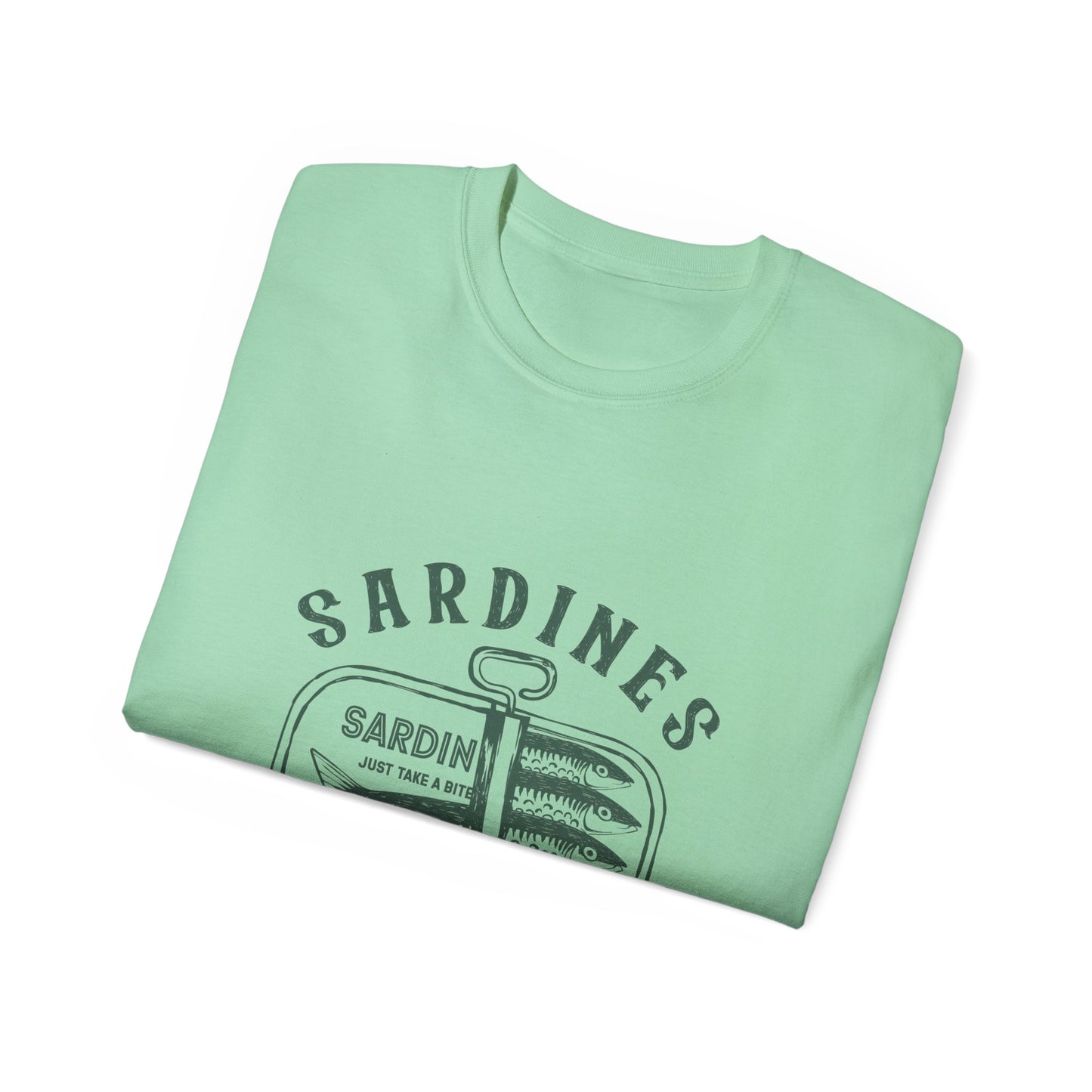 Vintage Sardines T-Shirt, Retro Fish Tee, Sardine Lover Gift, Nautical Shirt, Ocean Graphic Top