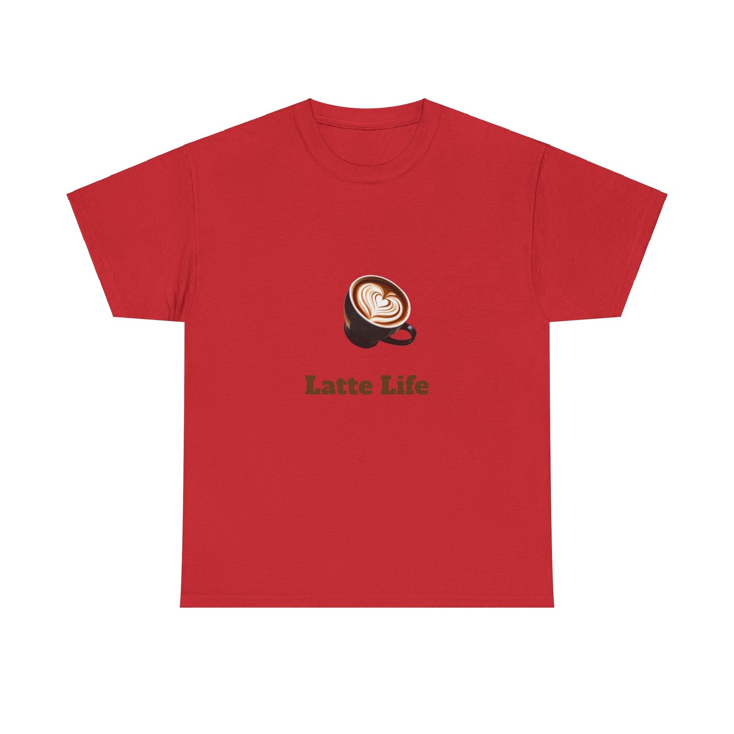 Latte Life tee, Coffee Shirt, Latte Top