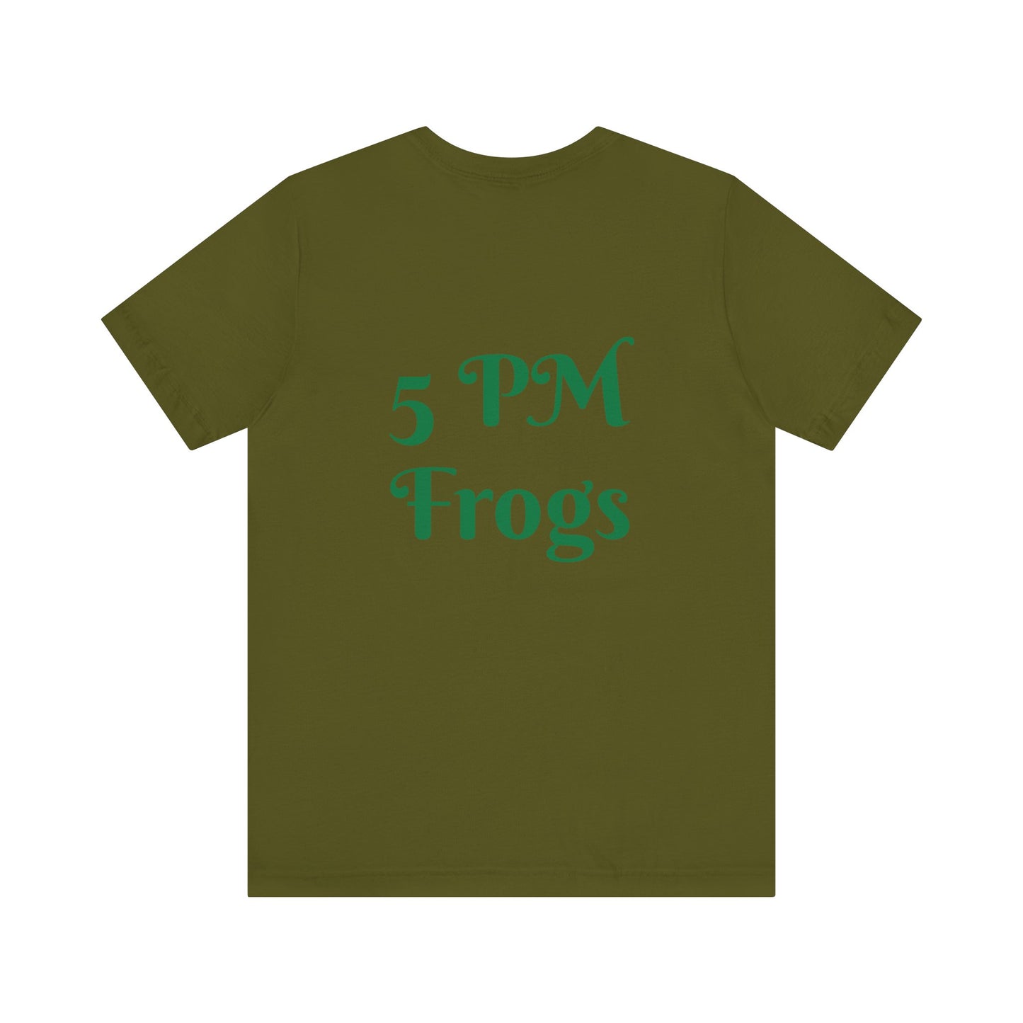 5 PM Frogs Short Sleeve Tee, Frog tee, Frog theme