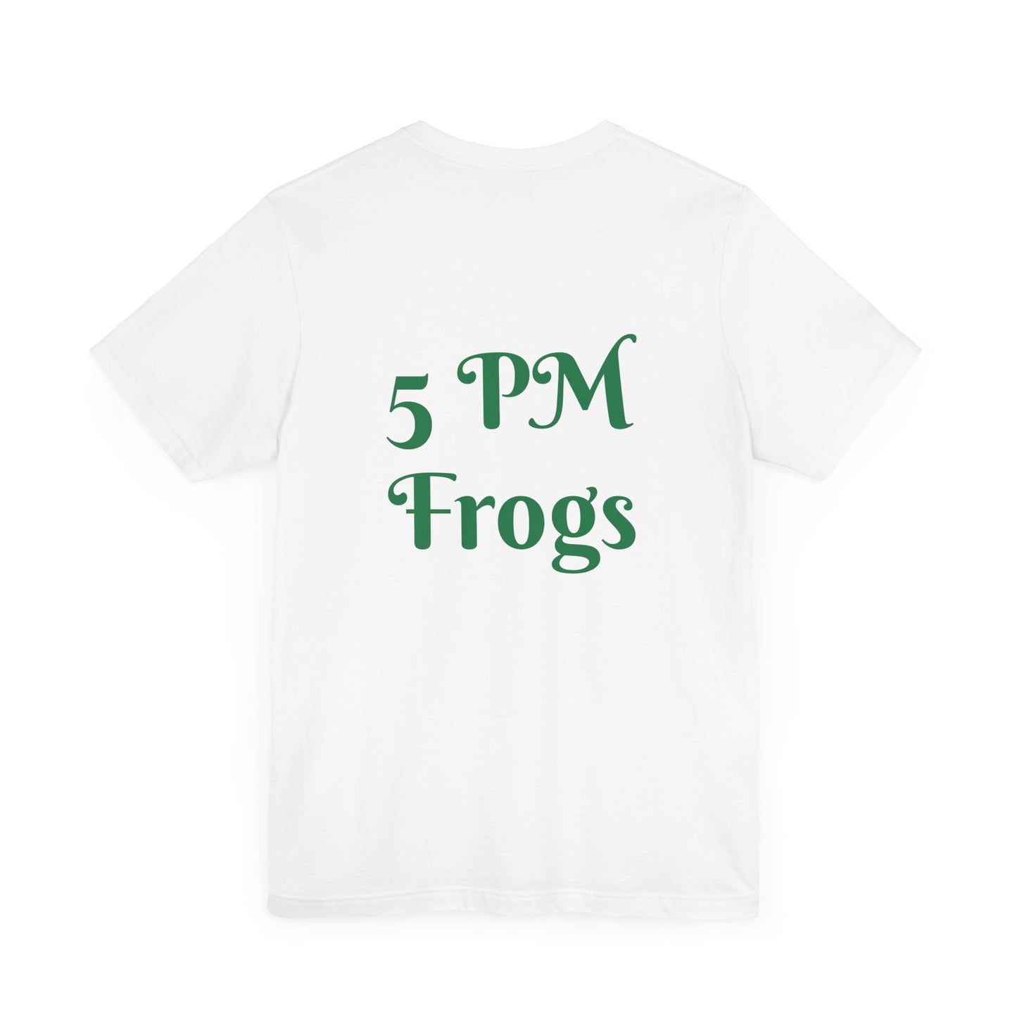 5 PM Frogs Short Sleeve Tee, Frog tee, Frog theme