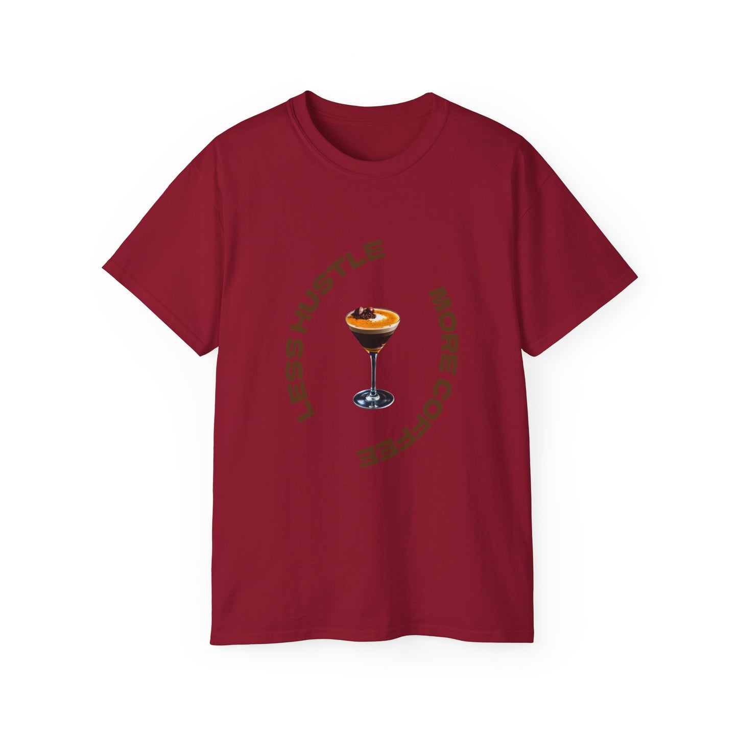 Coffee Lovers Unisex Tee - Less Hustle More Coffee Shirt, Casual Wear, Gift for Baristas, Coffee Addicts, Funny T-Shirt, Everyday Style