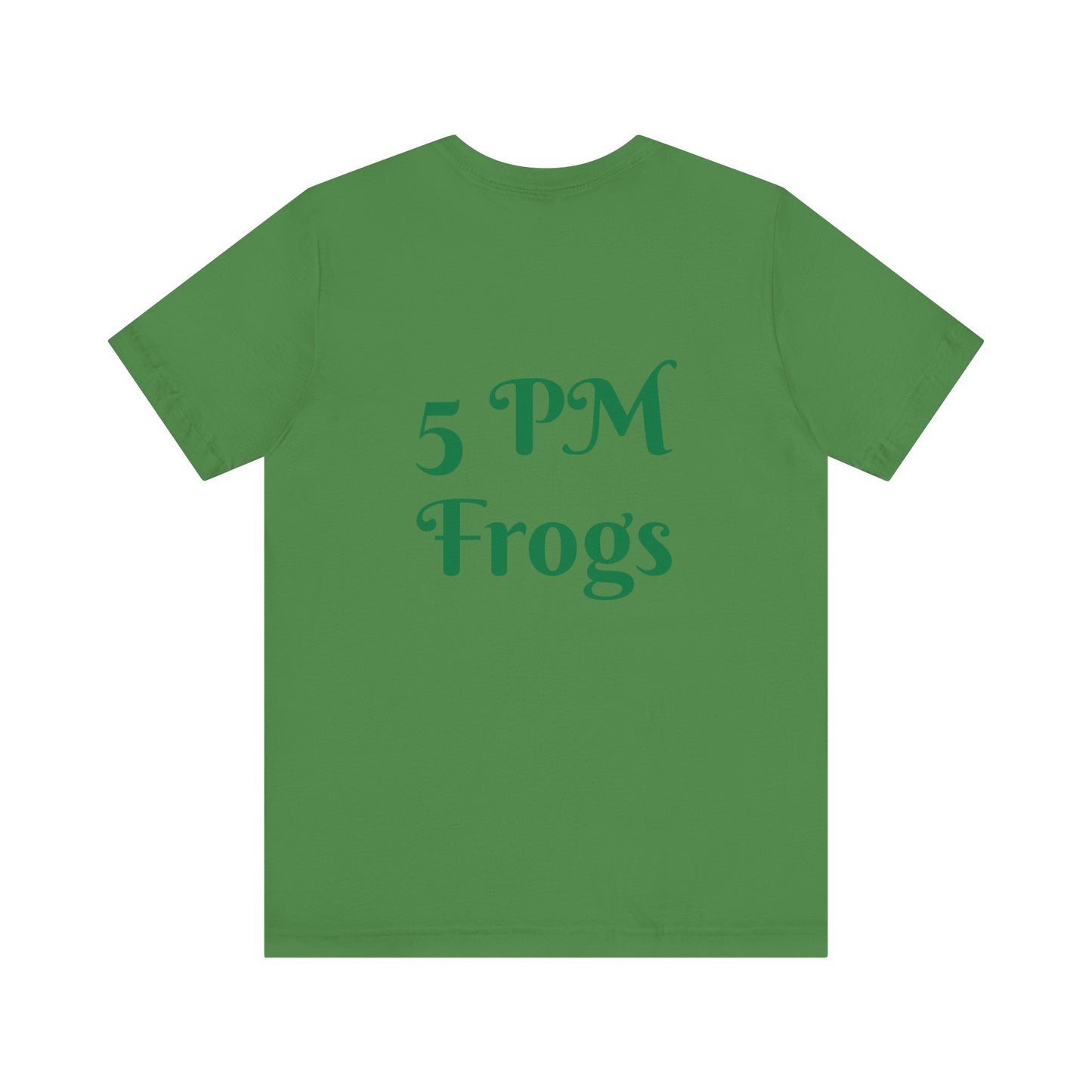 5 PM Frogs Short Sleeve Tee, Frog tee, Frog theme