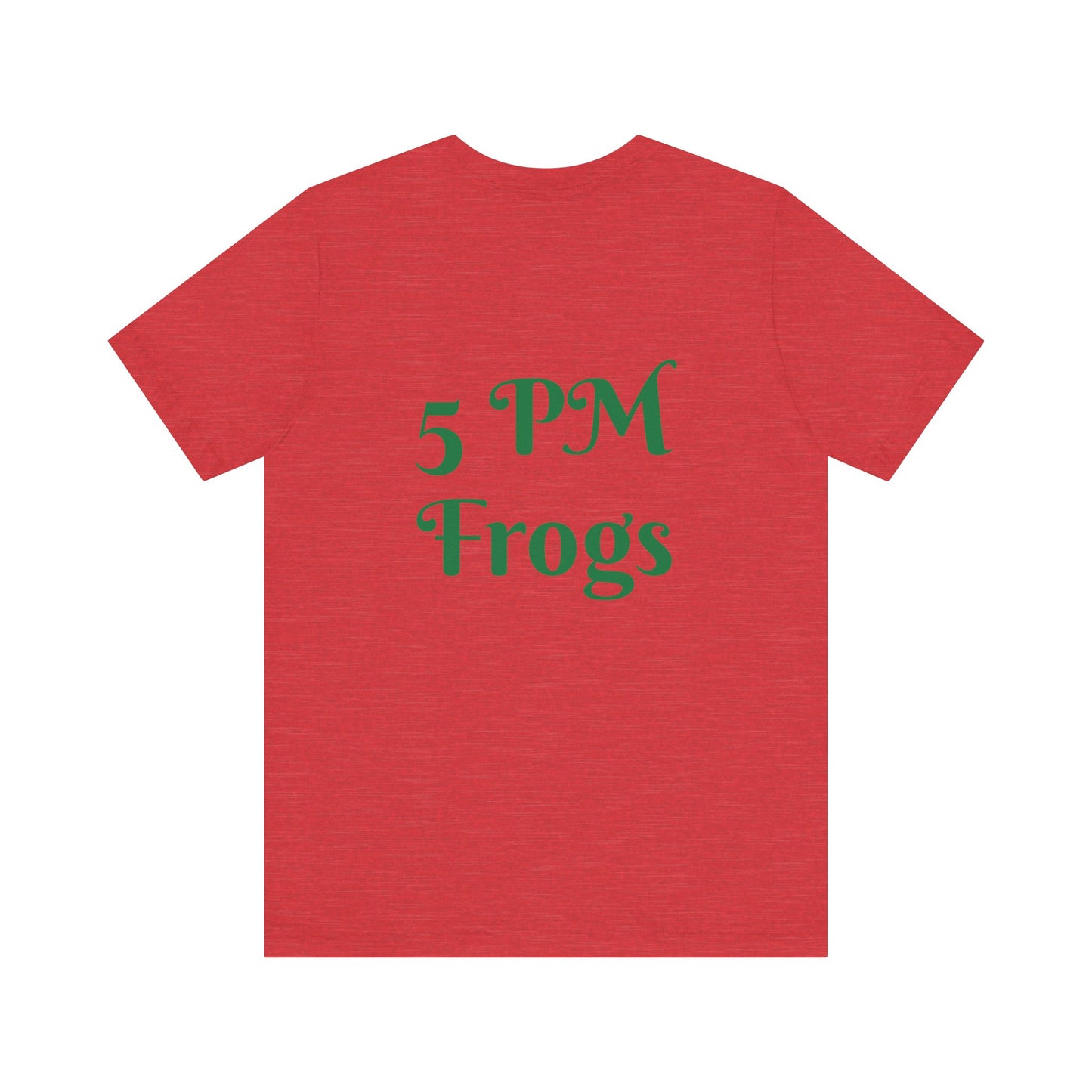 5 PM Frogs Short Sleeve Tee, Frog tee, Frog theme