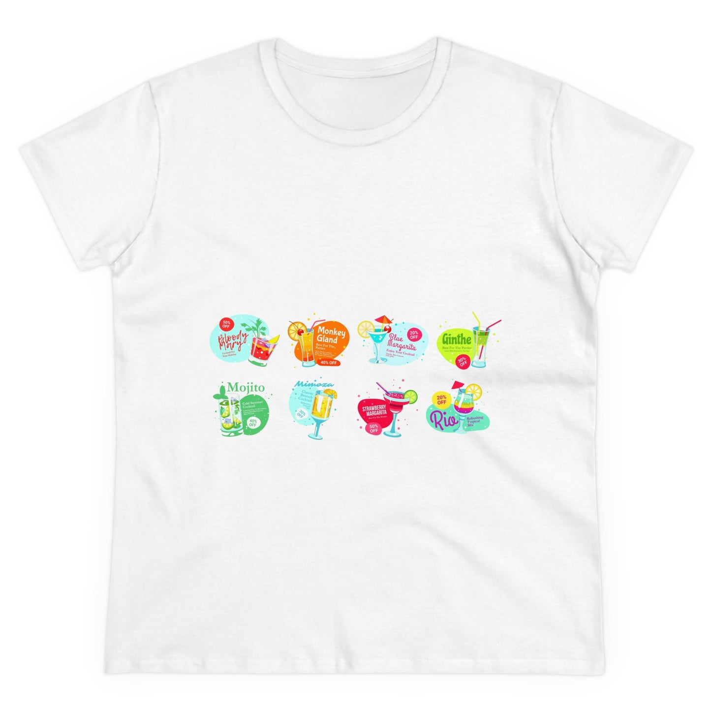 Cocktail Tee, bar shirt, margarita tee, drink themed