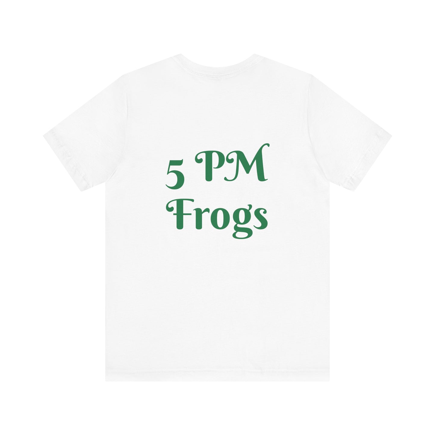 5 PM Frogs Short Sleeve Tee, Frog tee, Frog theme