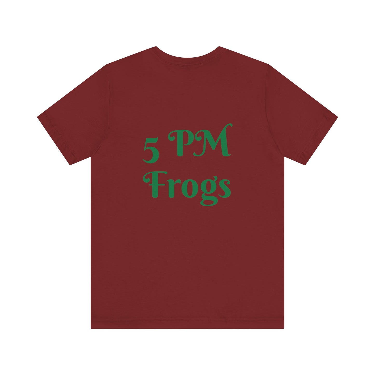 5 PM Frogs Short Sleeve Tee, Frog tee, Frog theme