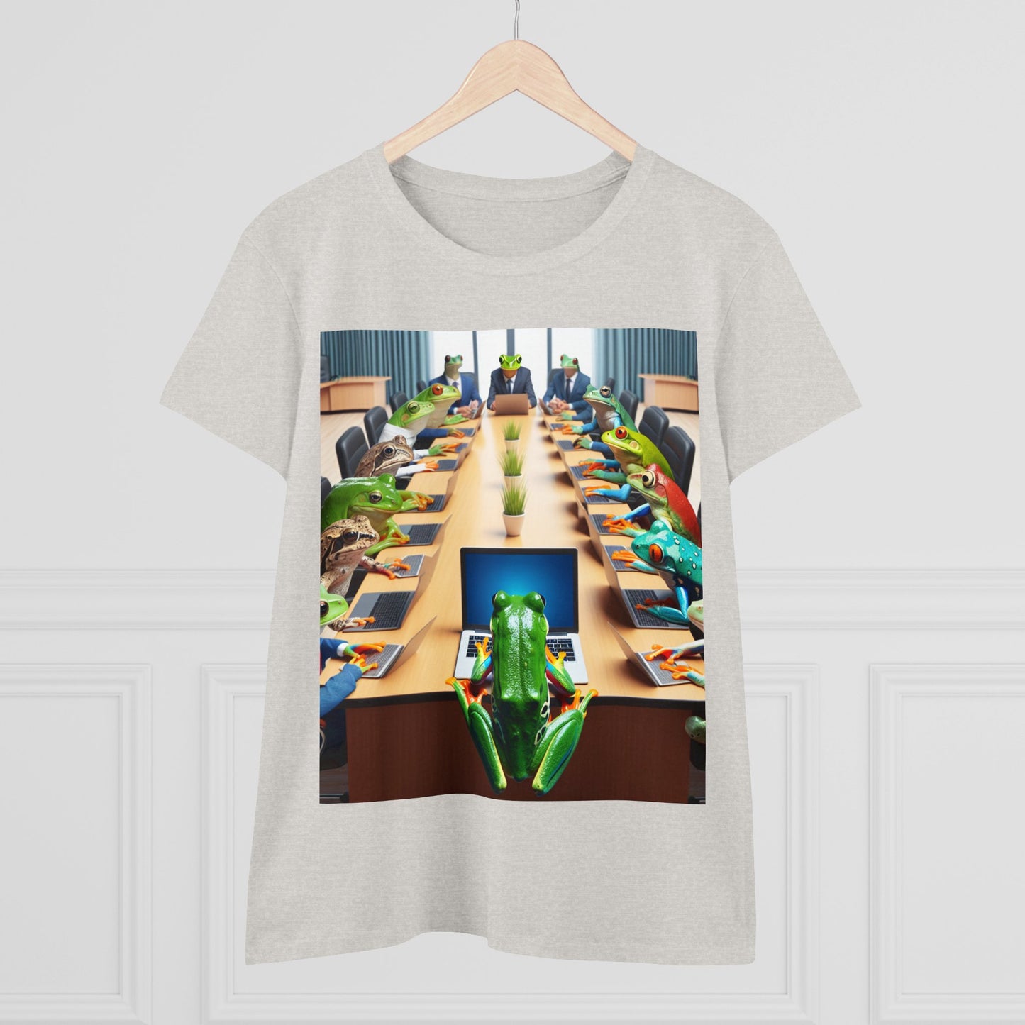 Boardroom Frogs T-shirt, frog shirt, funny tee, funny work shirt