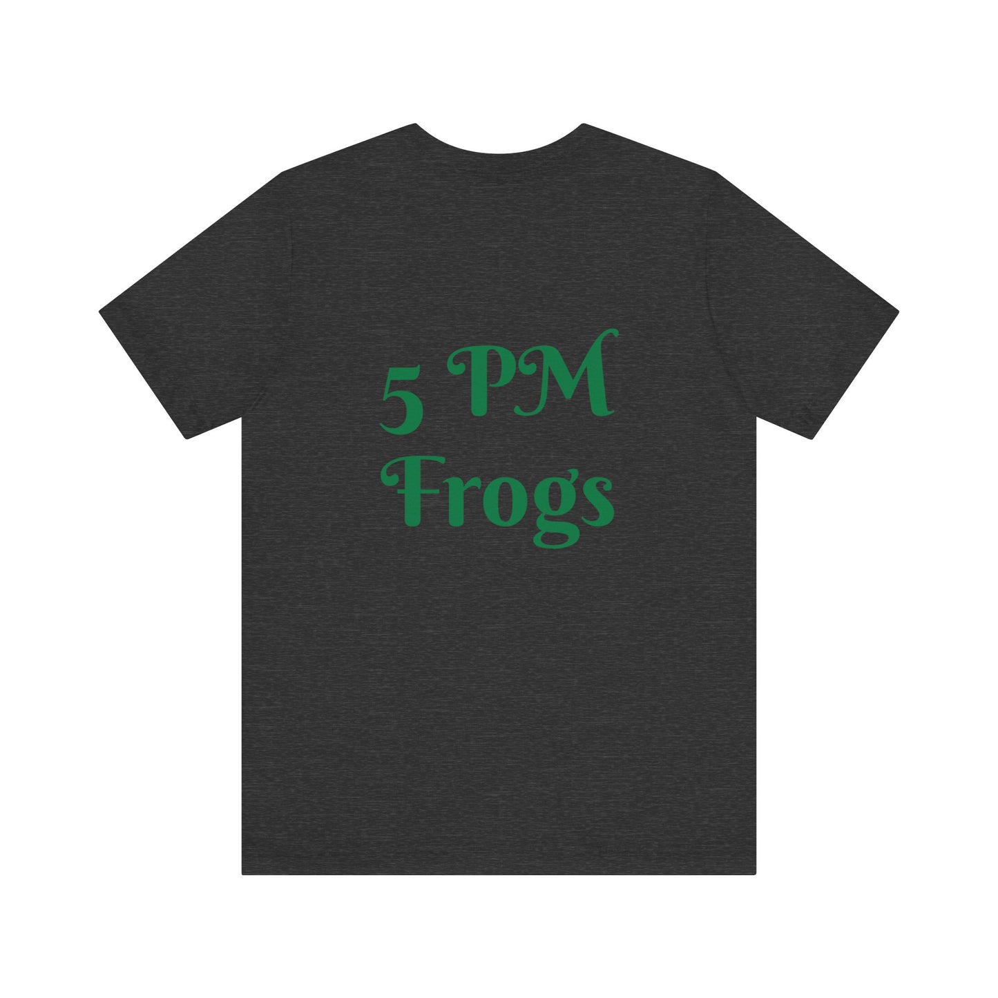 5 PM Frogs Short Sleeve Tee, Frog tee, Frog theme