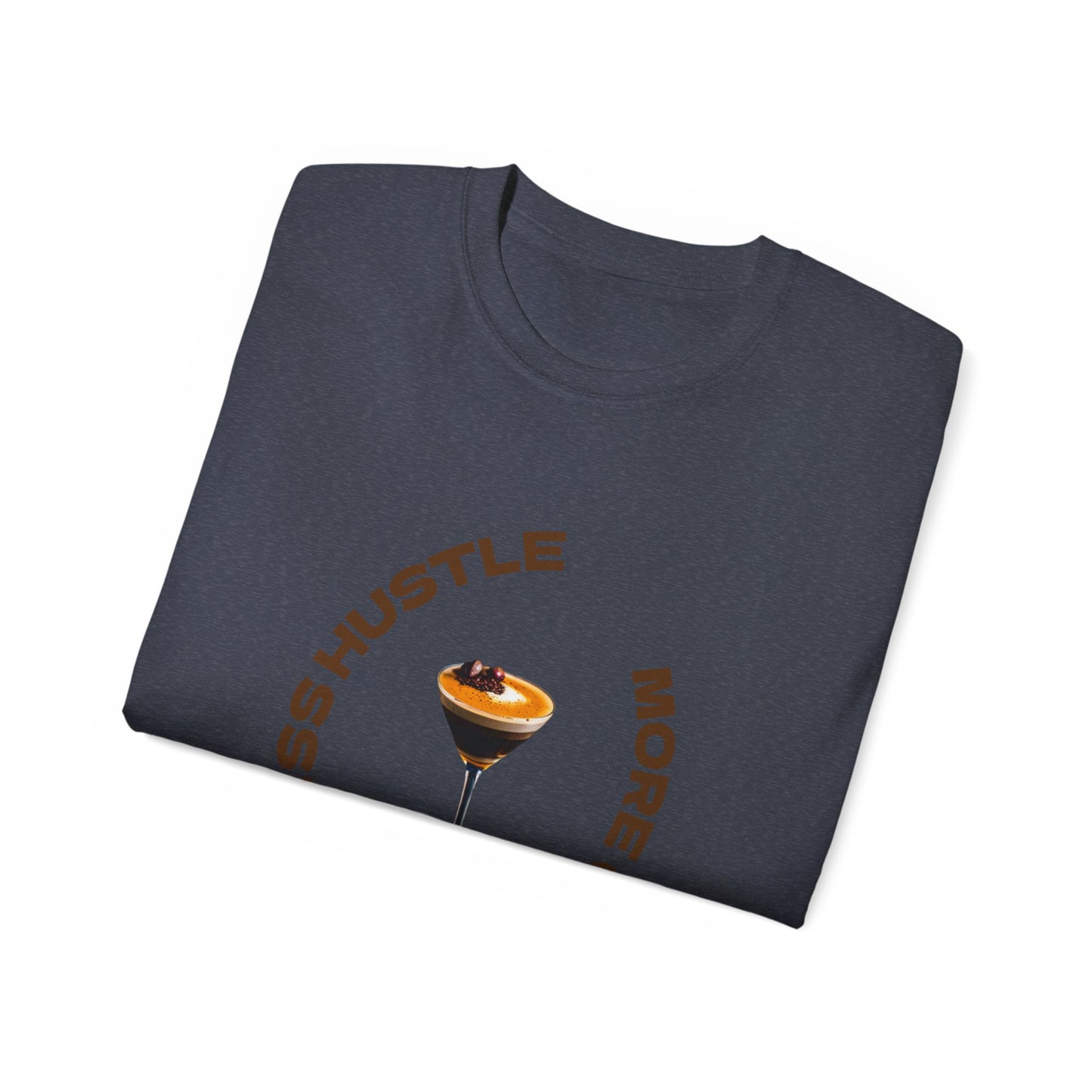 Coffee Lovers Unisex Tee - Less Hustle More Coffee Shirt, Casual Wear, Gift for Baristas, Coffee Addicts, Funny T-Shirt, Everyday Style