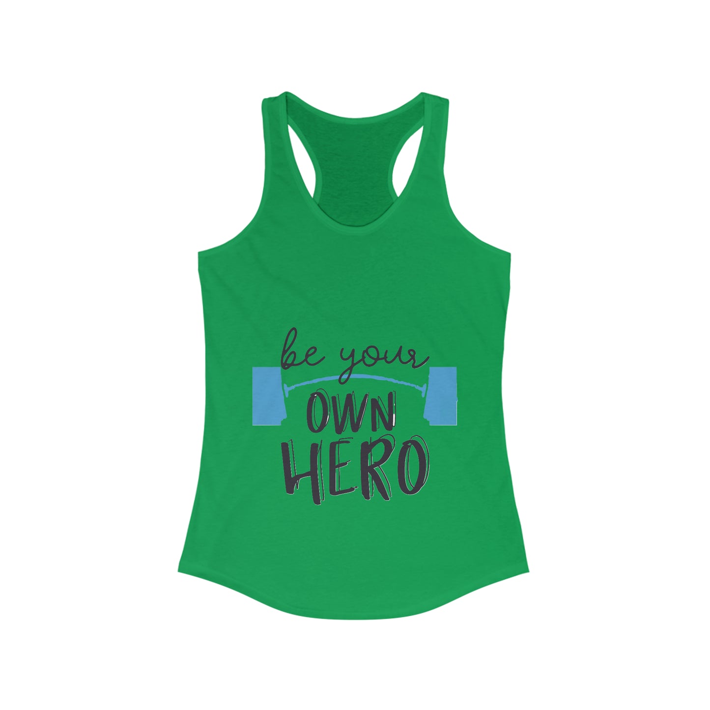 Barbell shirt, Women's Tank, Be your own hero shirt, Gym shirt