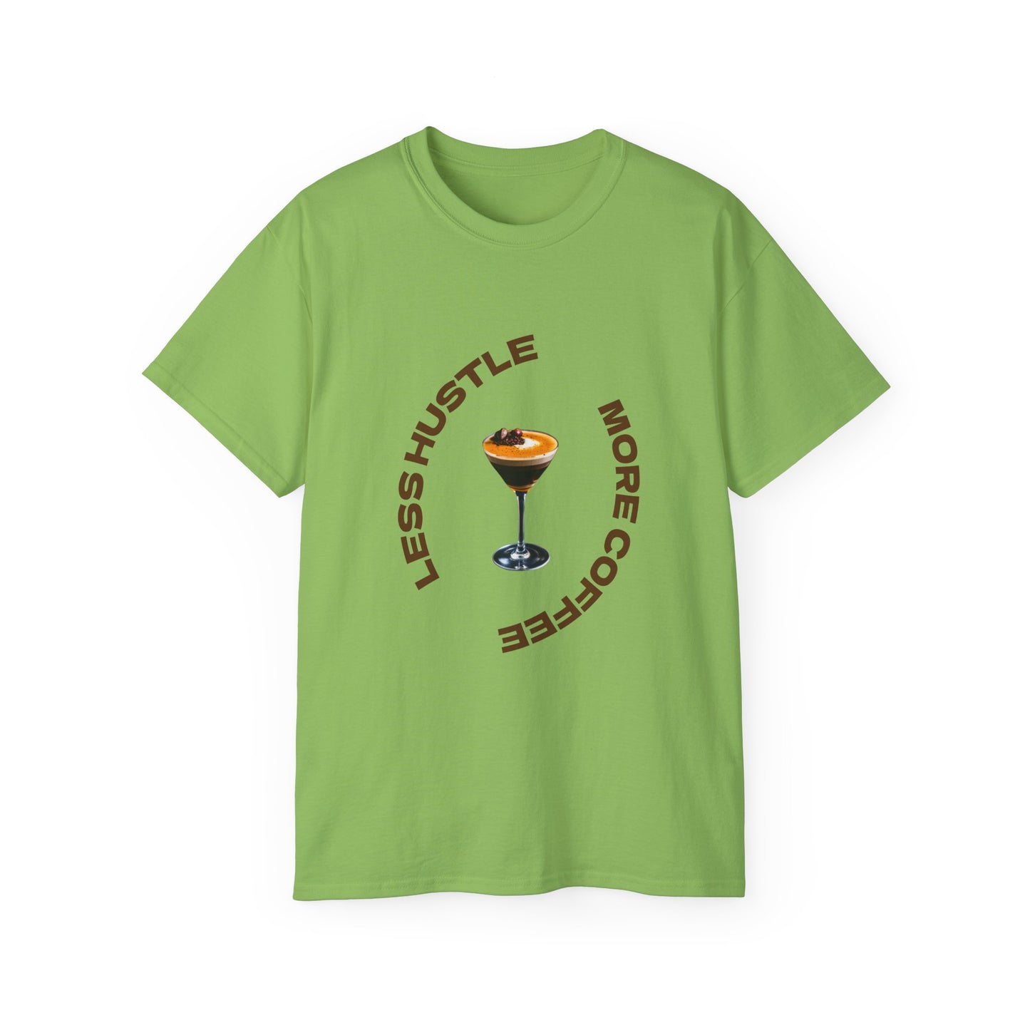Coffee Lovers Unisex Tee - Less Hustle More Coffee Shirt, Casual Wear, Gift for Baristas, Coffee Addicts, Funny T-Shirt, Everyday Style