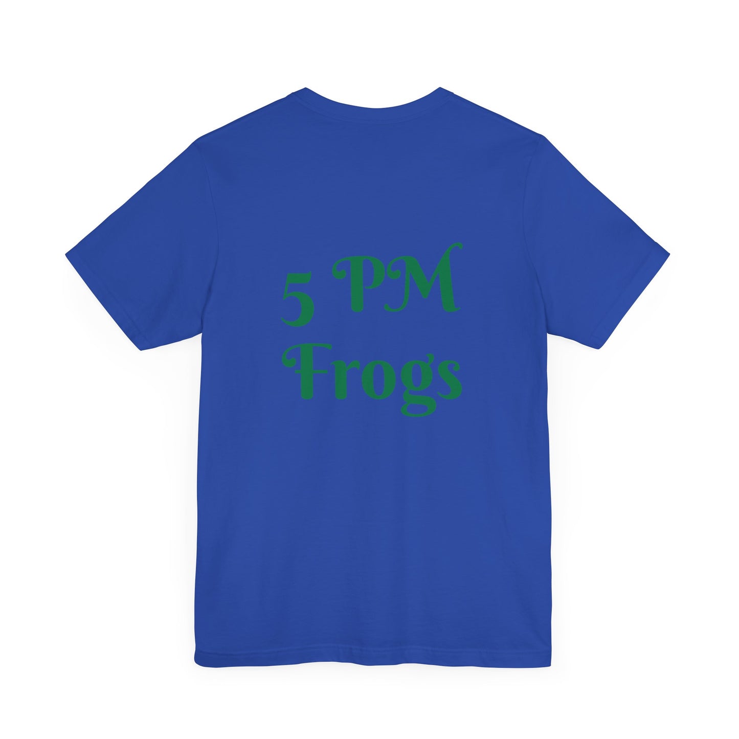 5 PM Frogs Short Sleeve Tee, Frog tee, Frog theme