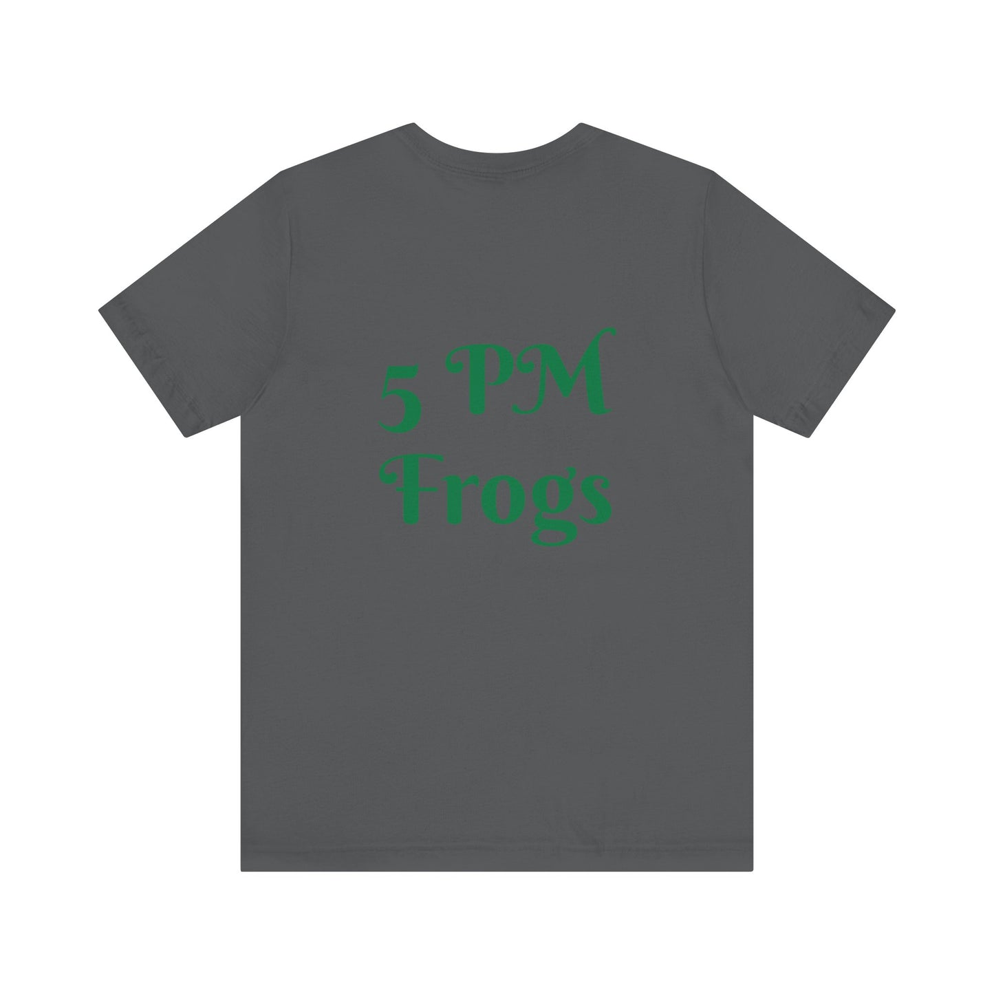 5 PM Frogs Short Sleeve Tee, Frog tee, Frog theme