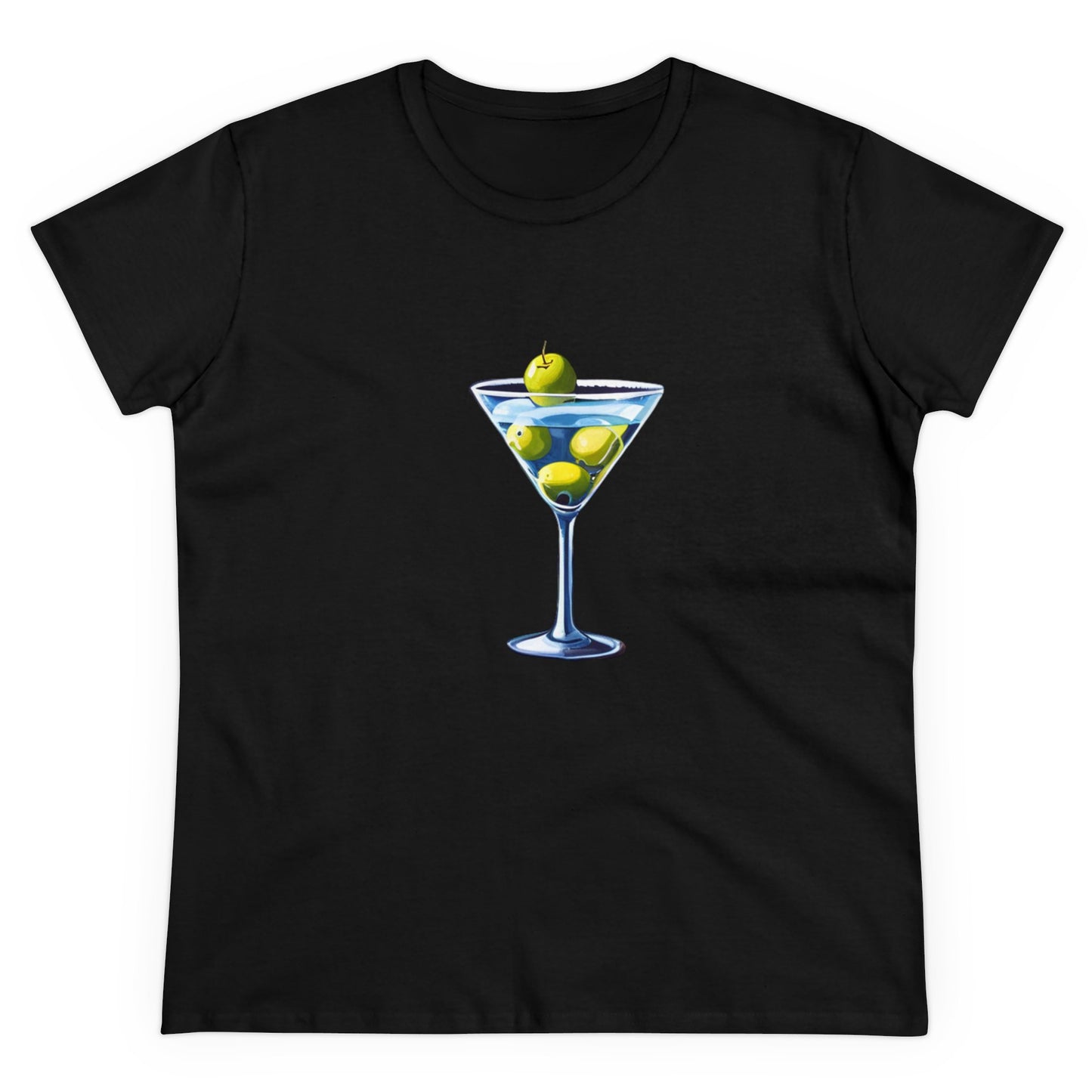 Martini T-Shirt, Women's Martini Cotton Tee