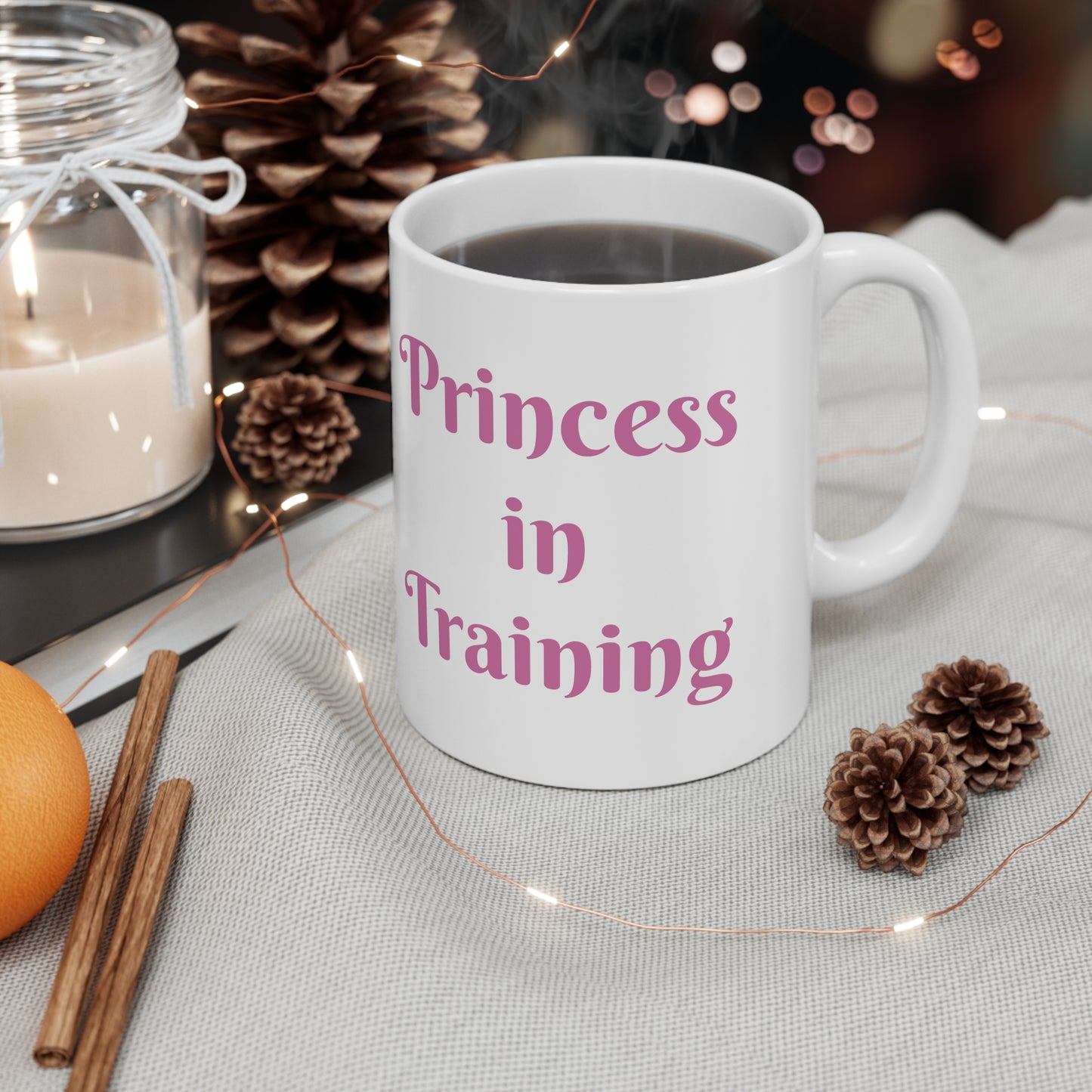 Princess in Training, Princess mug, Ceramic Mug 11oz
