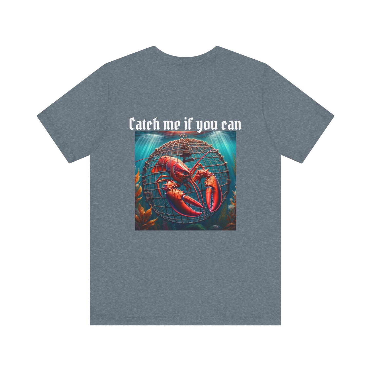 T-Shirt with Lobster Design, Casual Wear, Beach Trip Essential, Seafood Lover Gift, Summer Vibes, Fun Fishing Tee