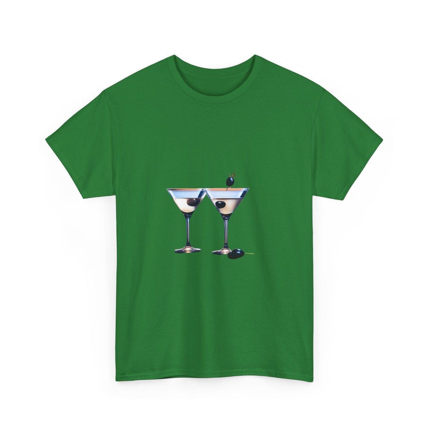 Martini Time top, Unisex Heavy Cotton Tee, Martini lover gifts
