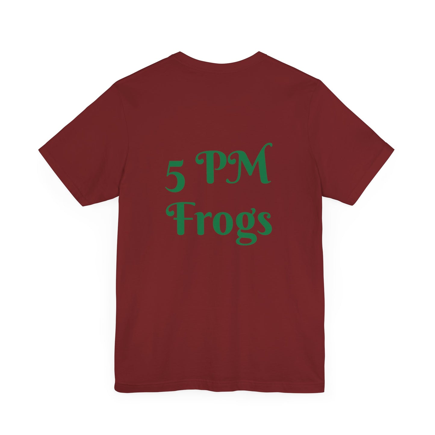 5 PM Frogs Short Sleeve Tee, Frog tee, Frog theme