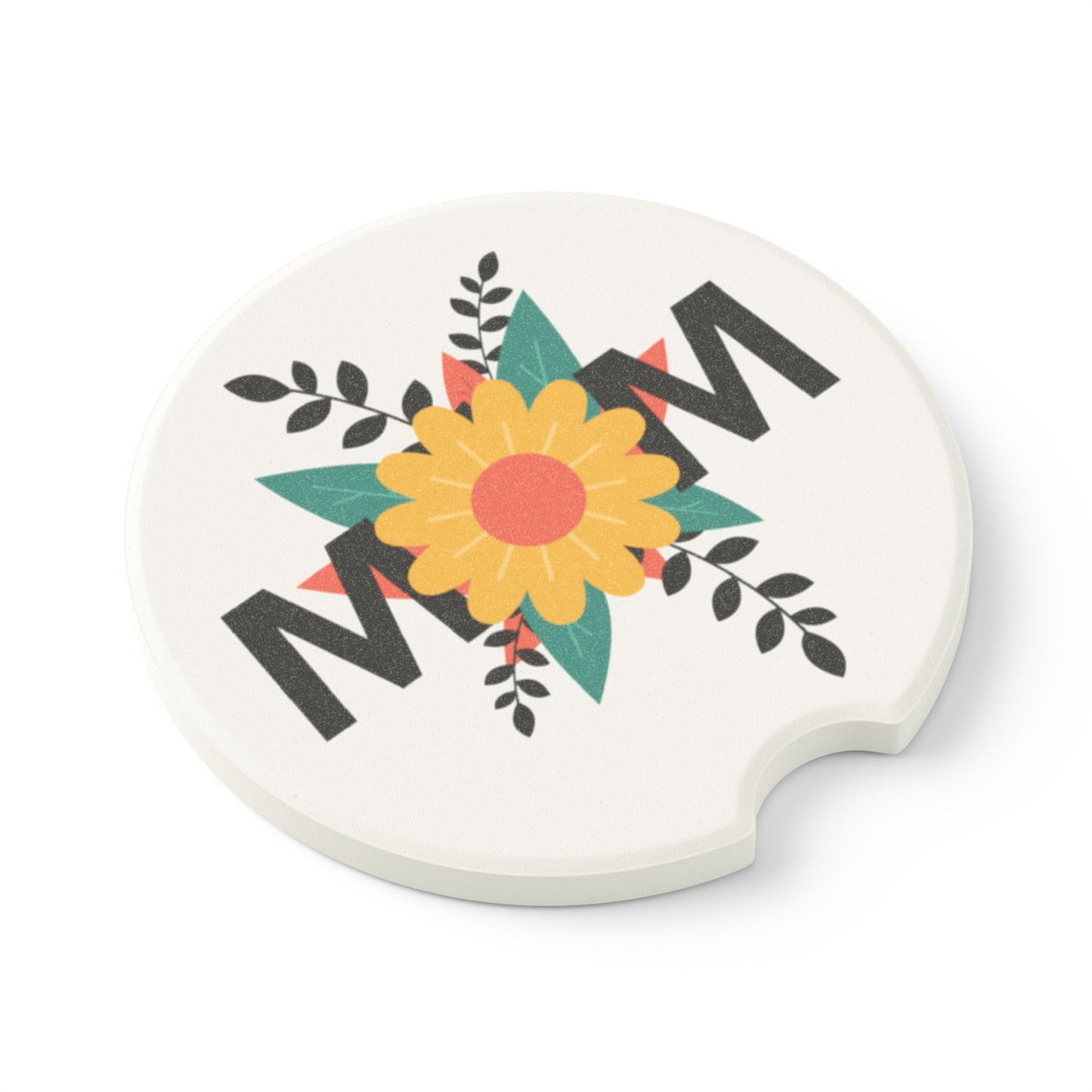 MOM Soapstone Car Coaster | Mother's Day Gift