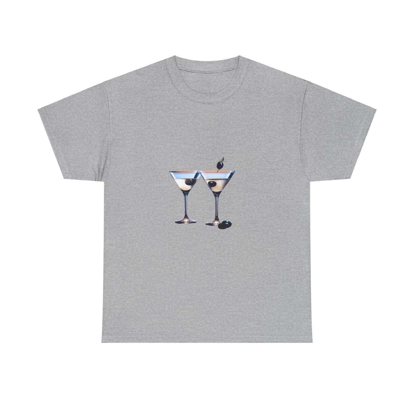 Martini Time top, Unisex Heavy Cotton Tee, Martini lover gifts
