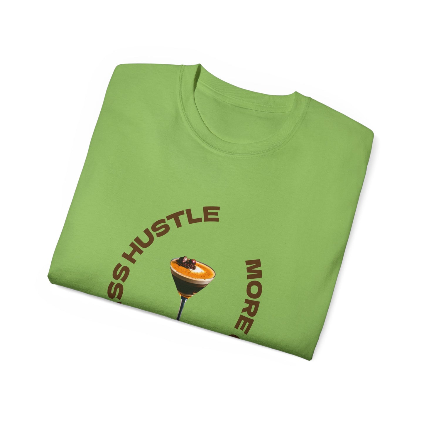 Coffee Lovers Unisex Tee - Less Hustle More Coffee Shirt, Casual Wear, Gift for Baristas, Coffee Addicts, Funny T-Shirt, Everyday Style