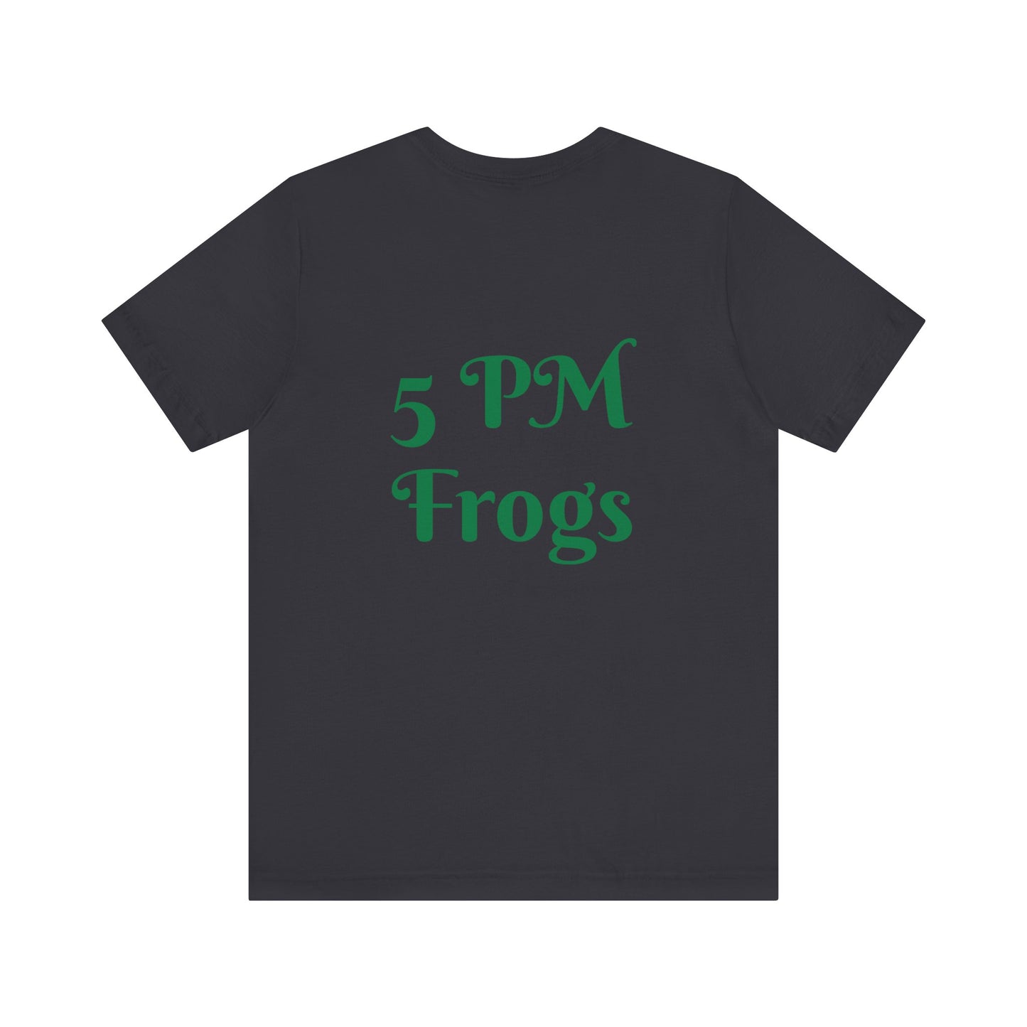 5 PM Frogs Short Sleeve Tee, Frog tee, Frog theme