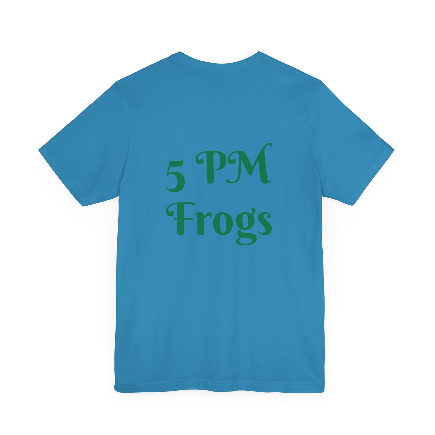 5 PM Frogs Short Sleeve Tee, Frog tee, Frog theme