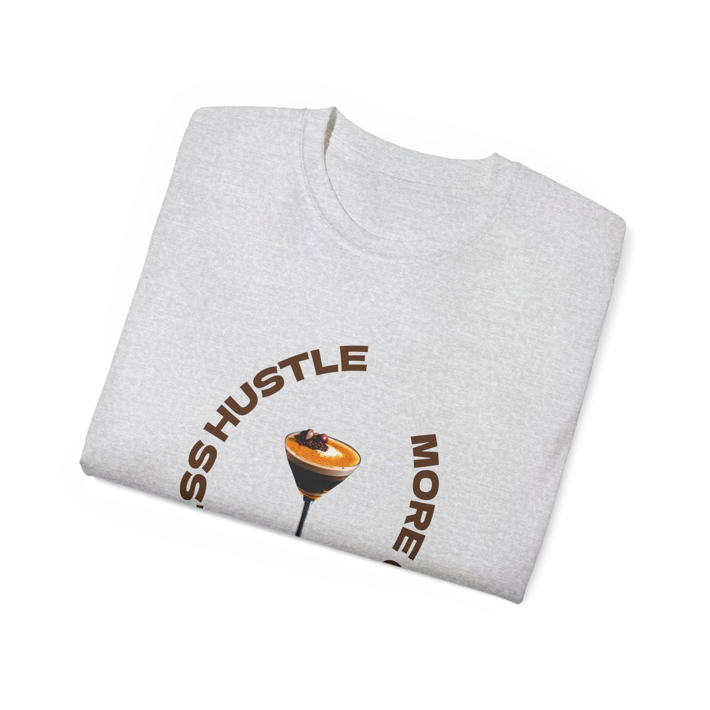 Coffee Lovers Unisex Tee - Less Hustle More Coffee Shirt, Casual Wear, Gift for Baristas, Coffee Addicts, Funny T-Shirt, Everyday Style