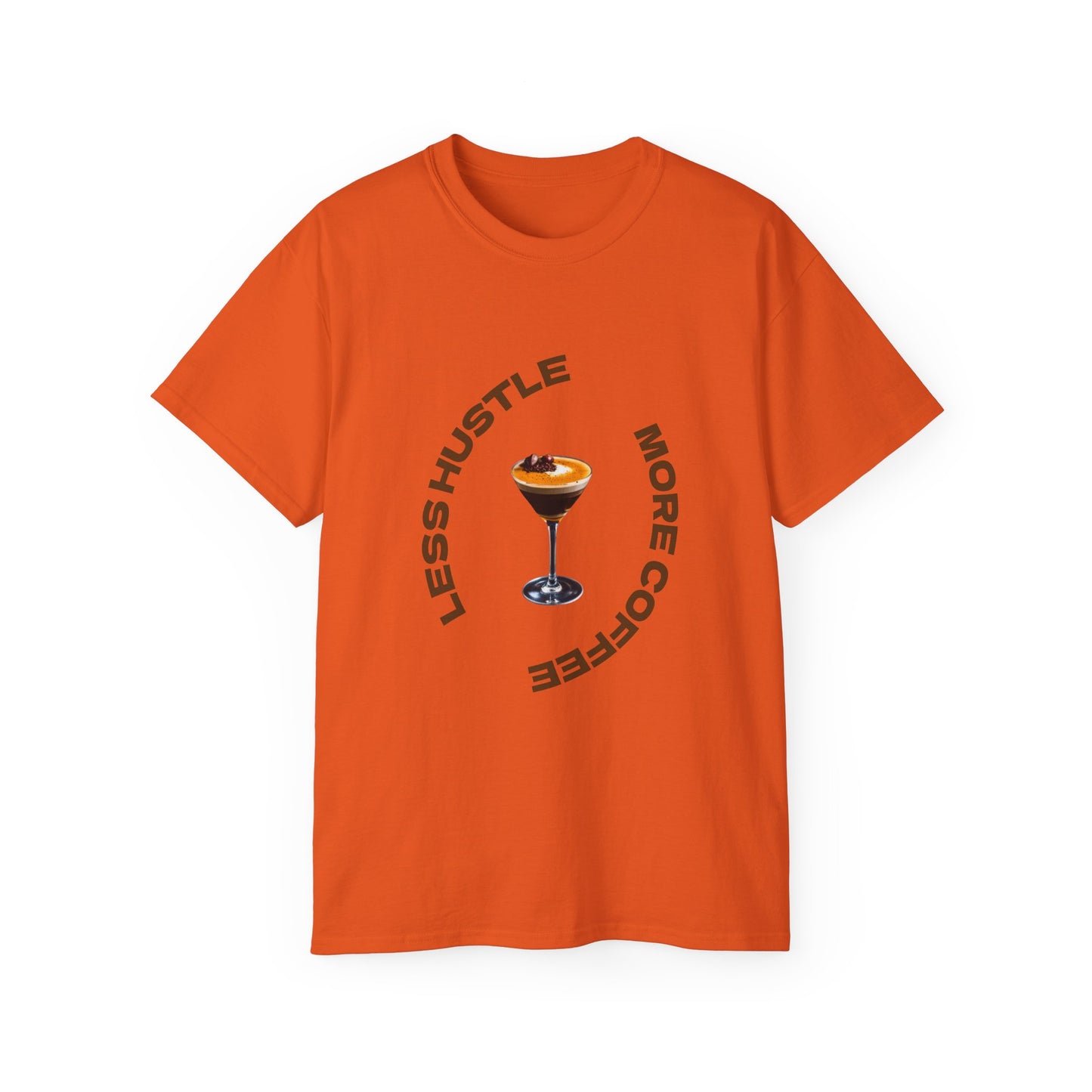 Coffee Lovers Unisex Tee - Less Hustle More Coffee Shirt, Casual Wear, Gift for Baristas, Coffee Addicts, Funny T-Shirt, Everyday Style