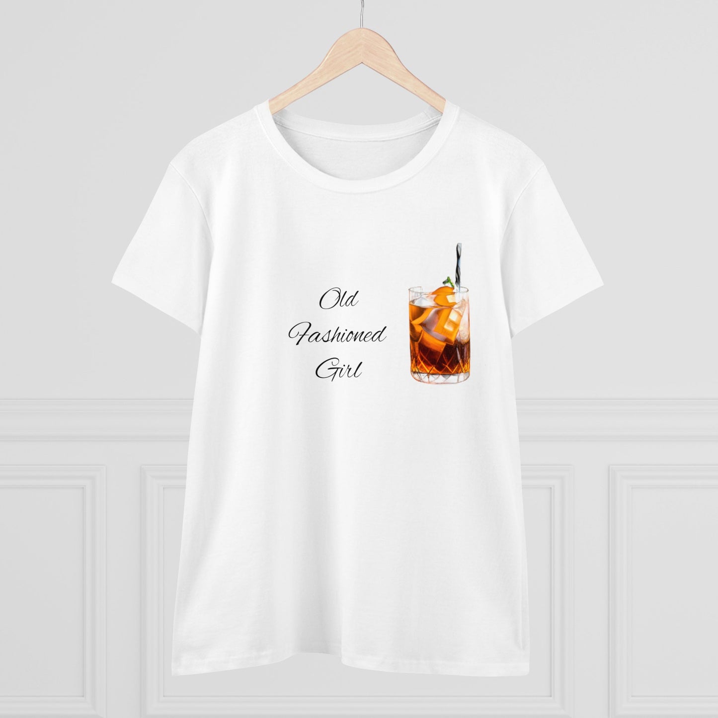 Old Fashioned Cocktail Cotton Tee | Cocktail Tshirt