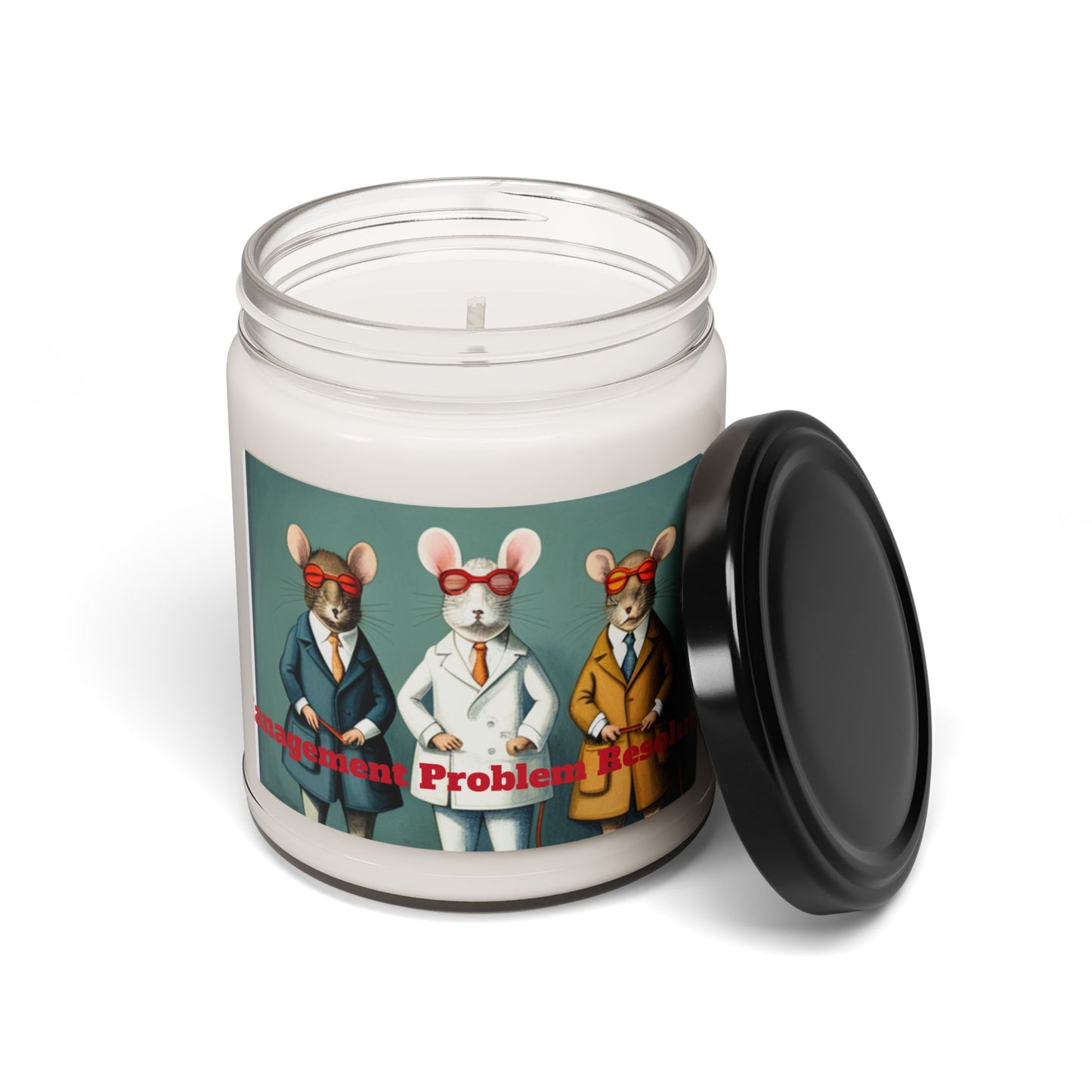 Blind Mice Management | Soy Candle, 9oz | Funny Candle