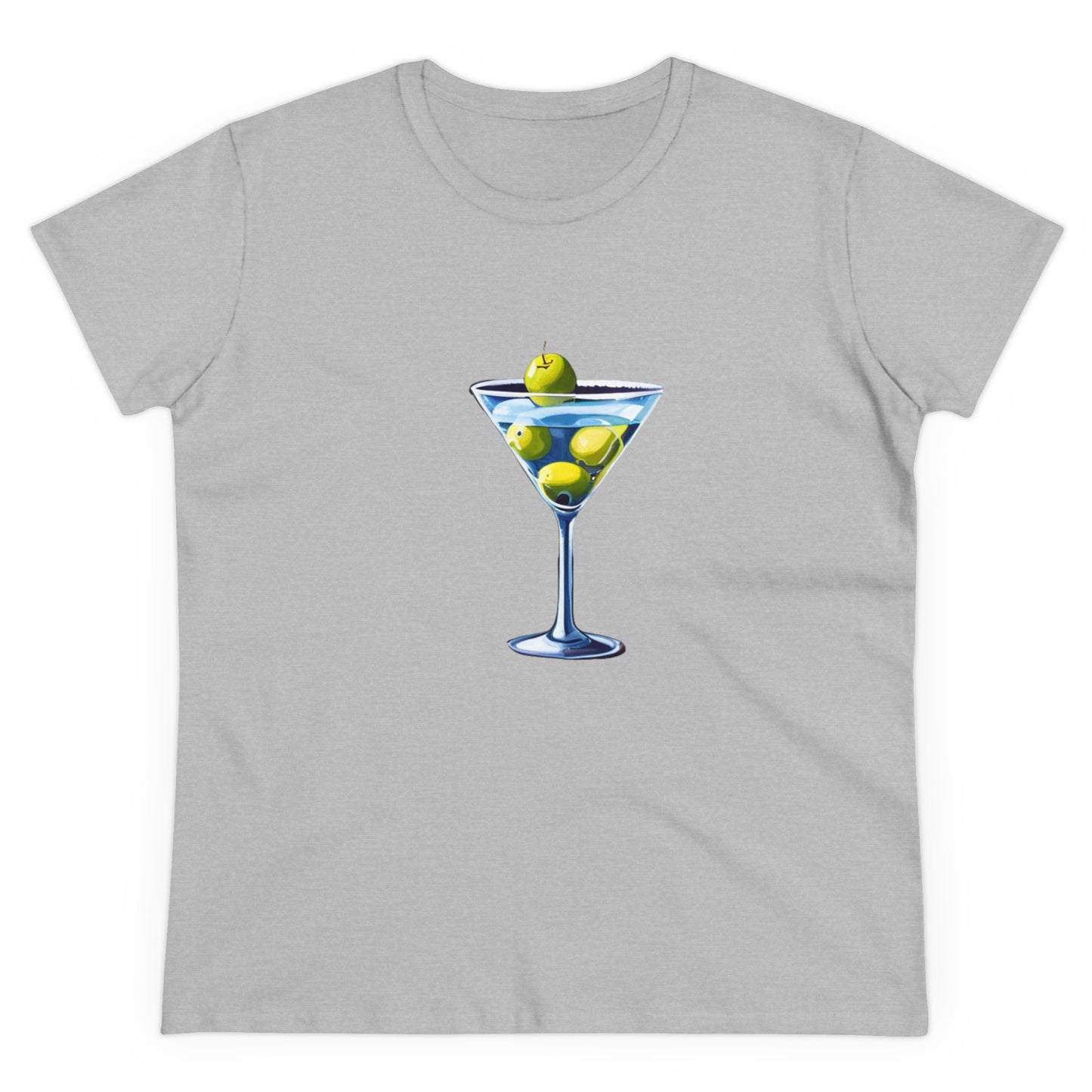 Martini T-Shirt, Women's Martini Cotton Tee
