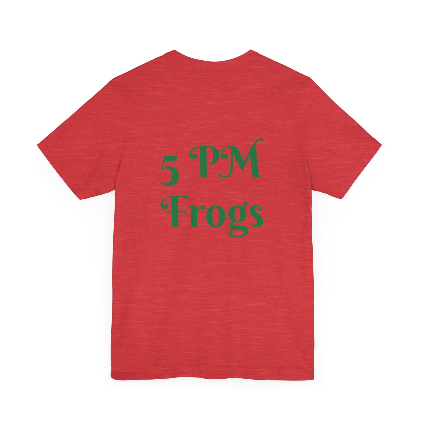5 PM Frogs Short Sleeve Tee, Frog tee, Frog theme