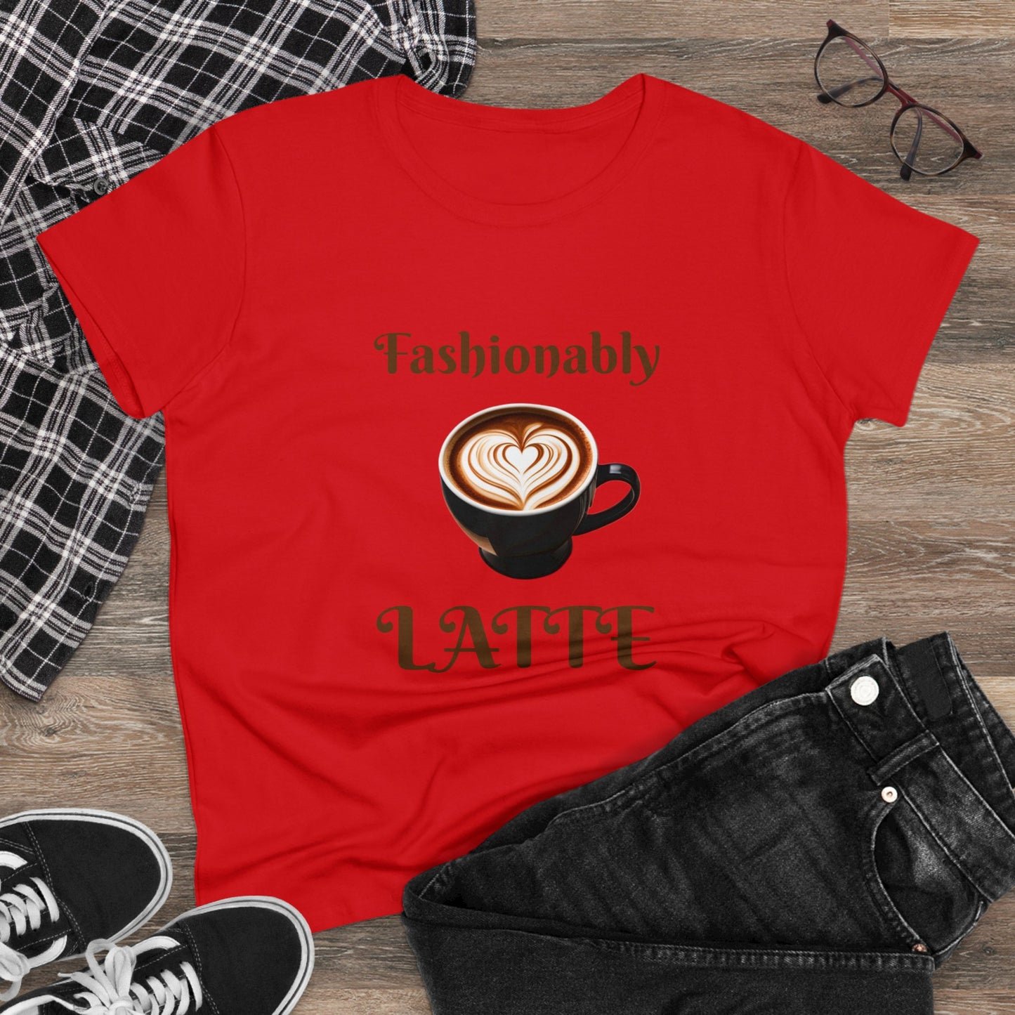 Latte T-shirt, Coffee Lover top - Latte Gifts - Latte Apparel