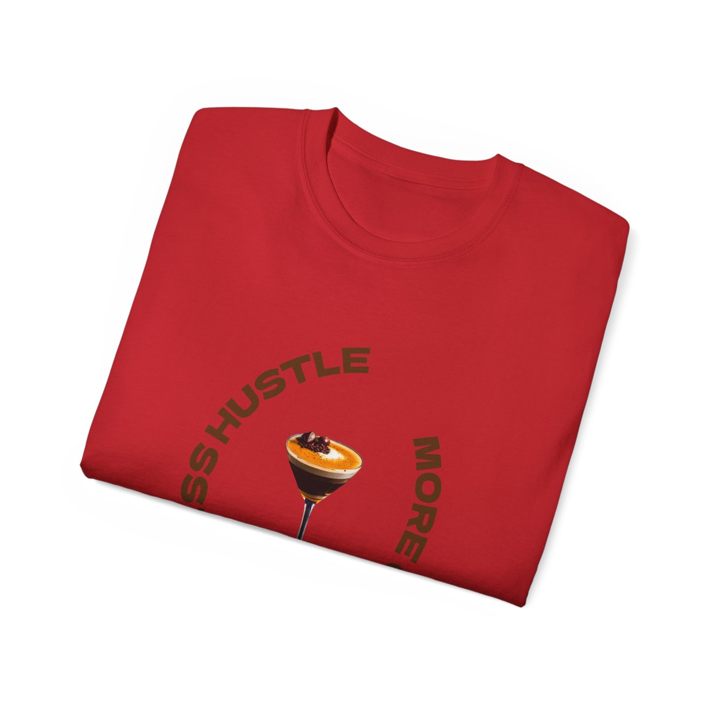 Coffee Lovers Unisex Tee - Less Hustle More Coffee Shirt, Casual Wear, Gift for Baristas, Coffee Addicts, Funny T-Shirt, Everyday Style