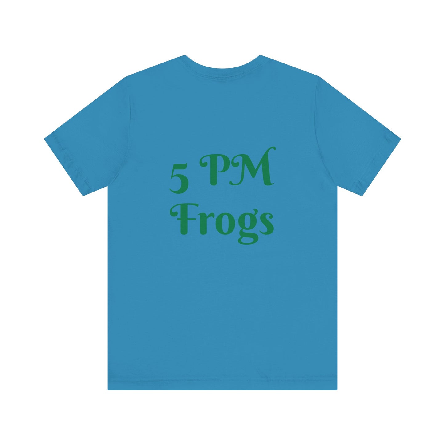 5 PM Frogs Short Sleeve Tee, Frog tee, Frog theme