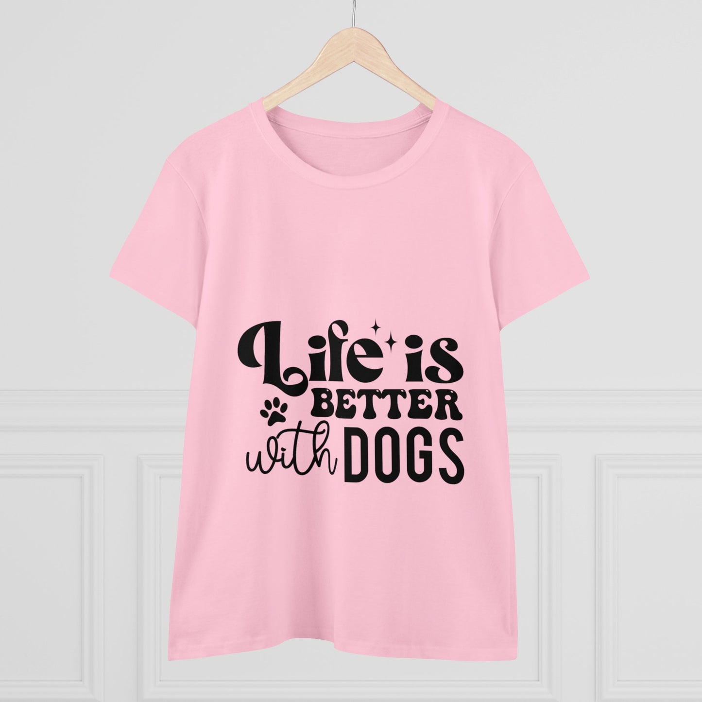 Dog tee | Life is better with Dogs | t-shirt for dog lovers